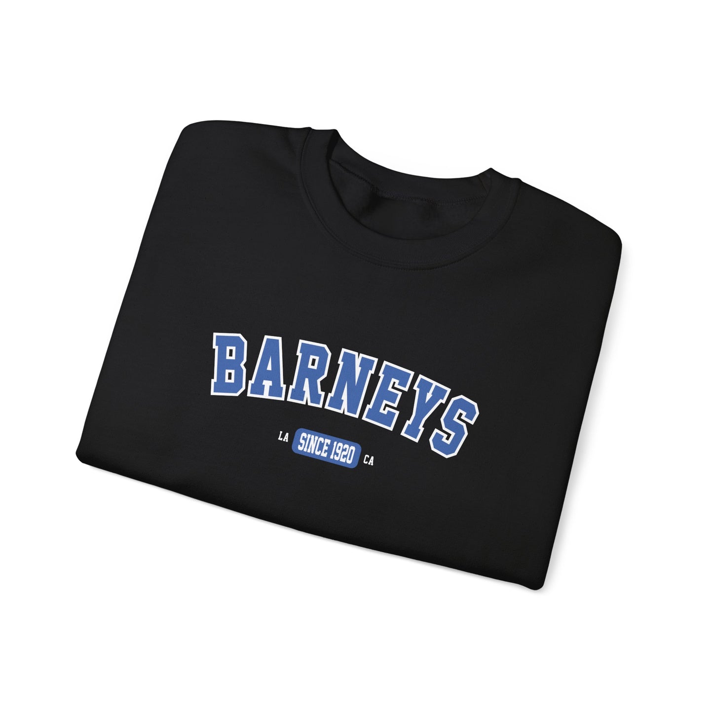 Vintage Collegiate Sweatshirt. BARNEY'S BEANERY - Mens Graphic Sweatshirt | Gildan 18000