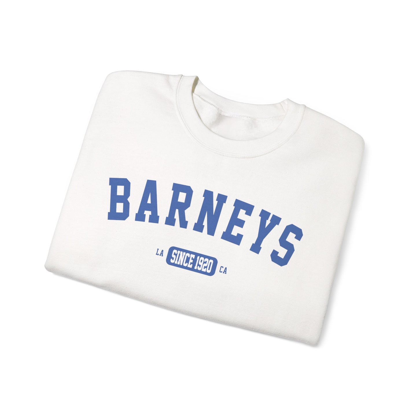 Vintage Collegiate Sweatshirt. BARNEY'S BEANERY - Mens Graphic Sweatshirt | Gildan 18000