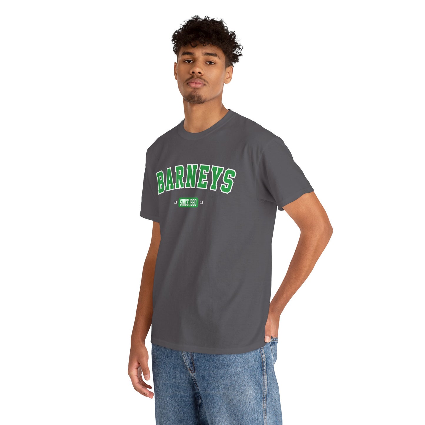 Vintage Collegiate T-Shirt. BARNEY'S BEANERY - Mens Graphic Tee | Gildan 5000