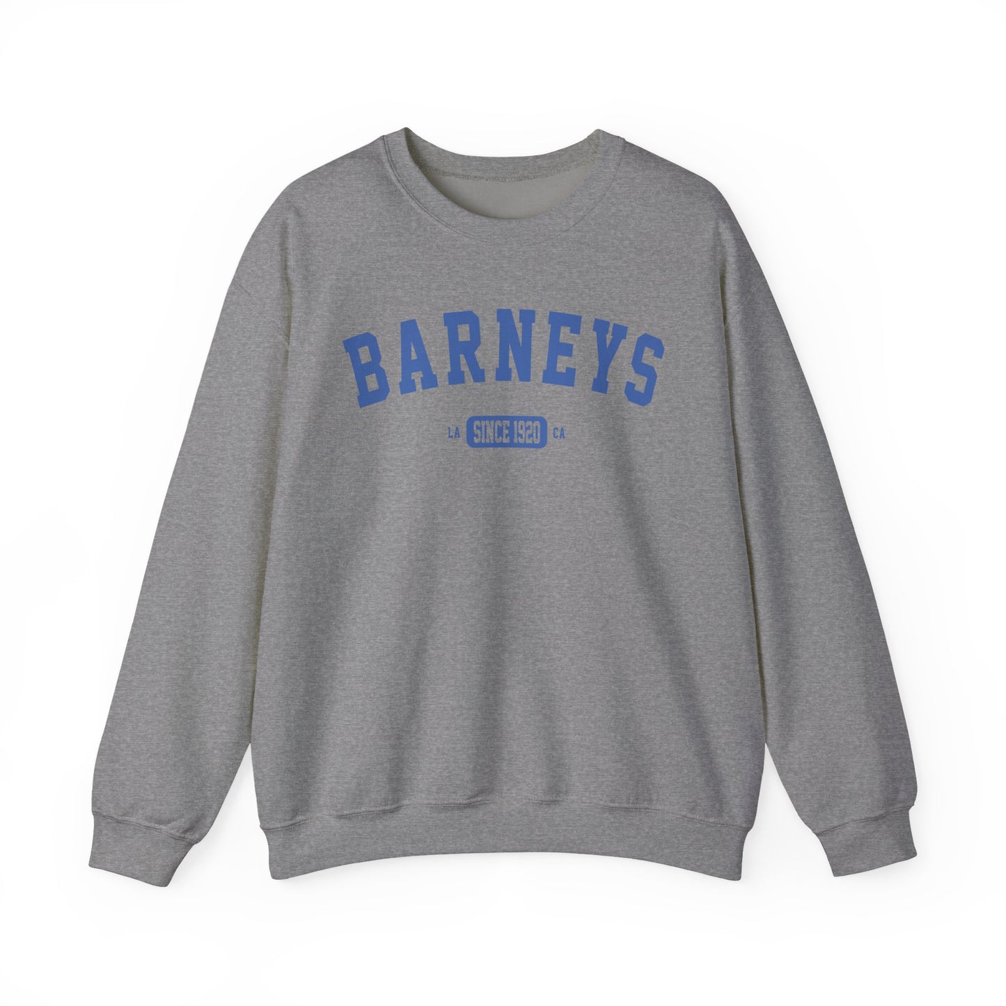 Vintage Collegiate Sweatshirt. BARNEY'S BEANERY - Mens Graphic Sweatshirt | Gildan 18000