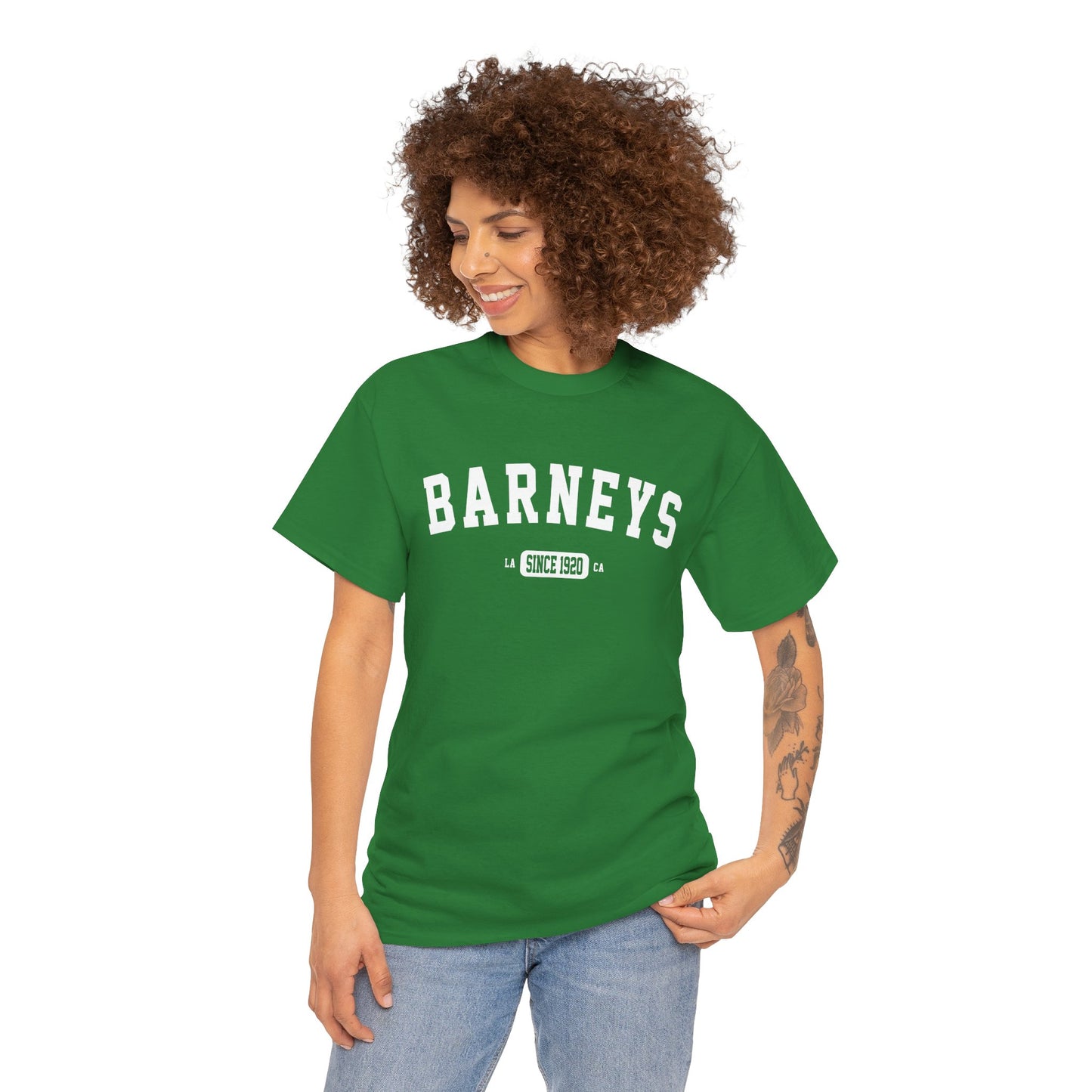 Vintage Collegiate T-Shirt. BARNEY'S BEANERY - Womens Graphic Tee | Gildan 5000