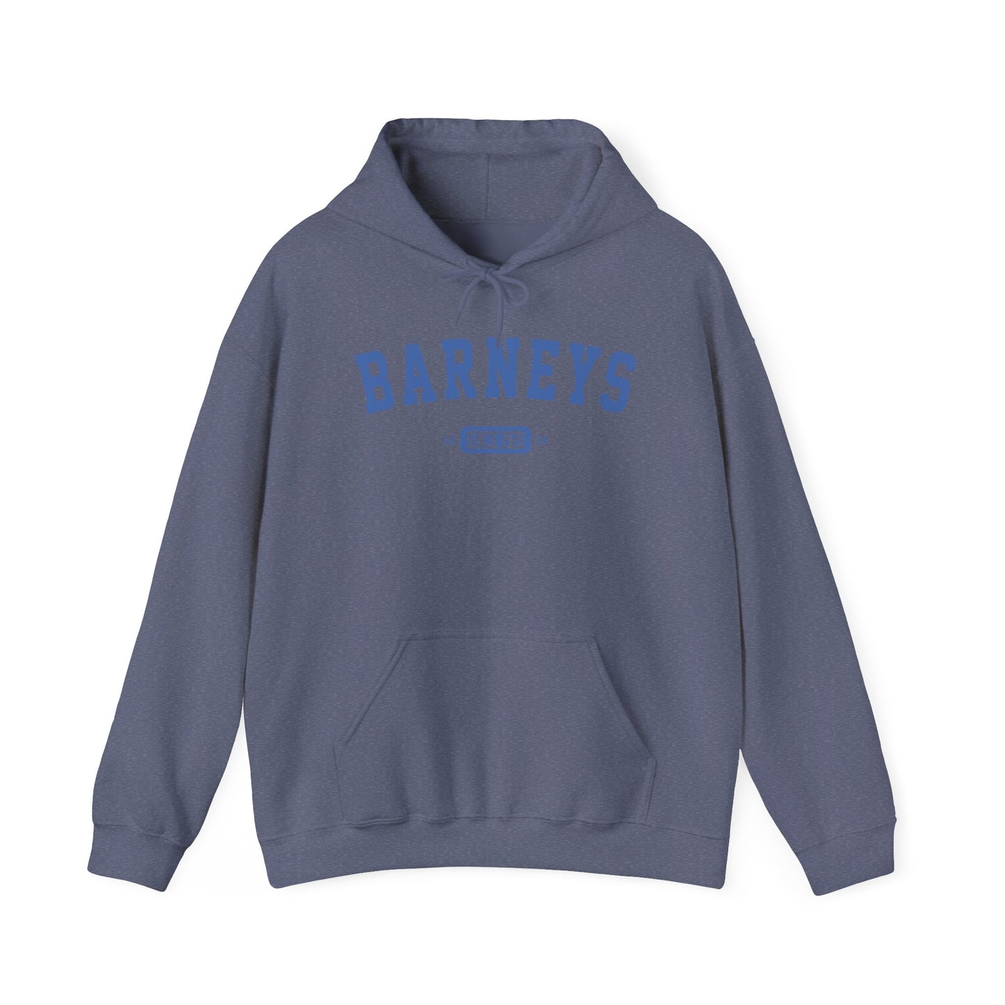 Vintage Collegiate Hoodie. BARNEY'S BEANERY - Mens Graphic Hoodie | Gildan 18500