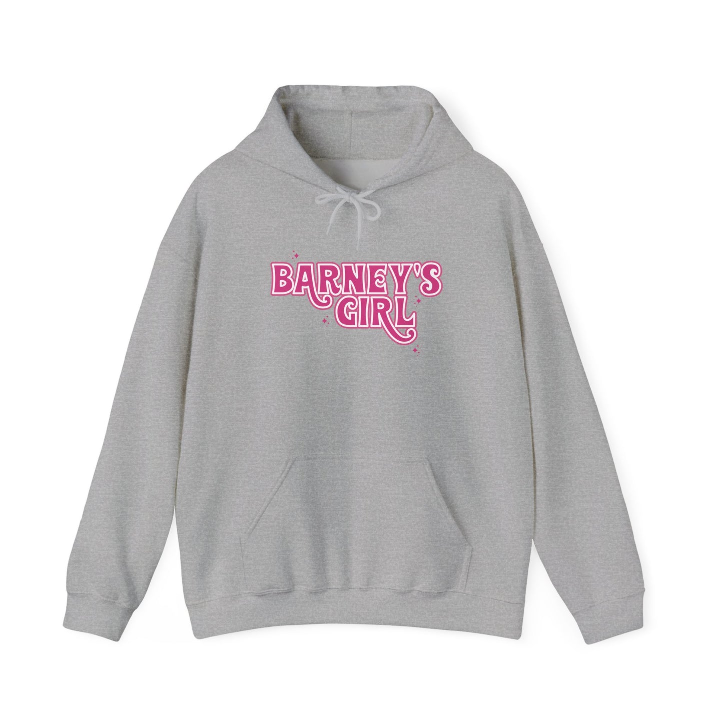 Barney's Girl Hoodie. BARNEY'S BEANERY - Womens Graphic Hoodie | Gildan 18500