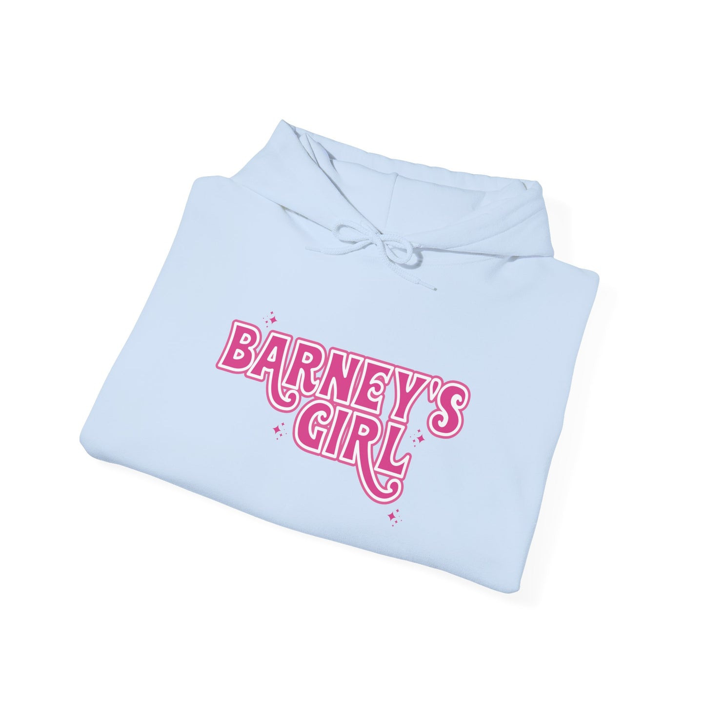 Barney's Girl Hoodie. BARNEY'S BEANERY - Womens Graphic Hoodie | Gildan 18500