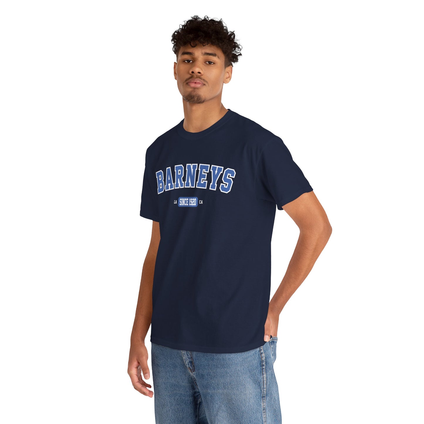 Vintage Collegiate T-Shirt. BARNEY'S BEANERY - Mens Graphic Tee | Gildan 5000