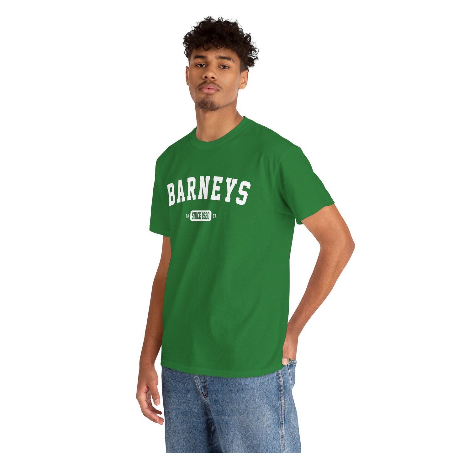 Vintage Collegiate T-Shirt. BARNEY'S BEANERY - Mens Graphic Tee | Gildan 5000