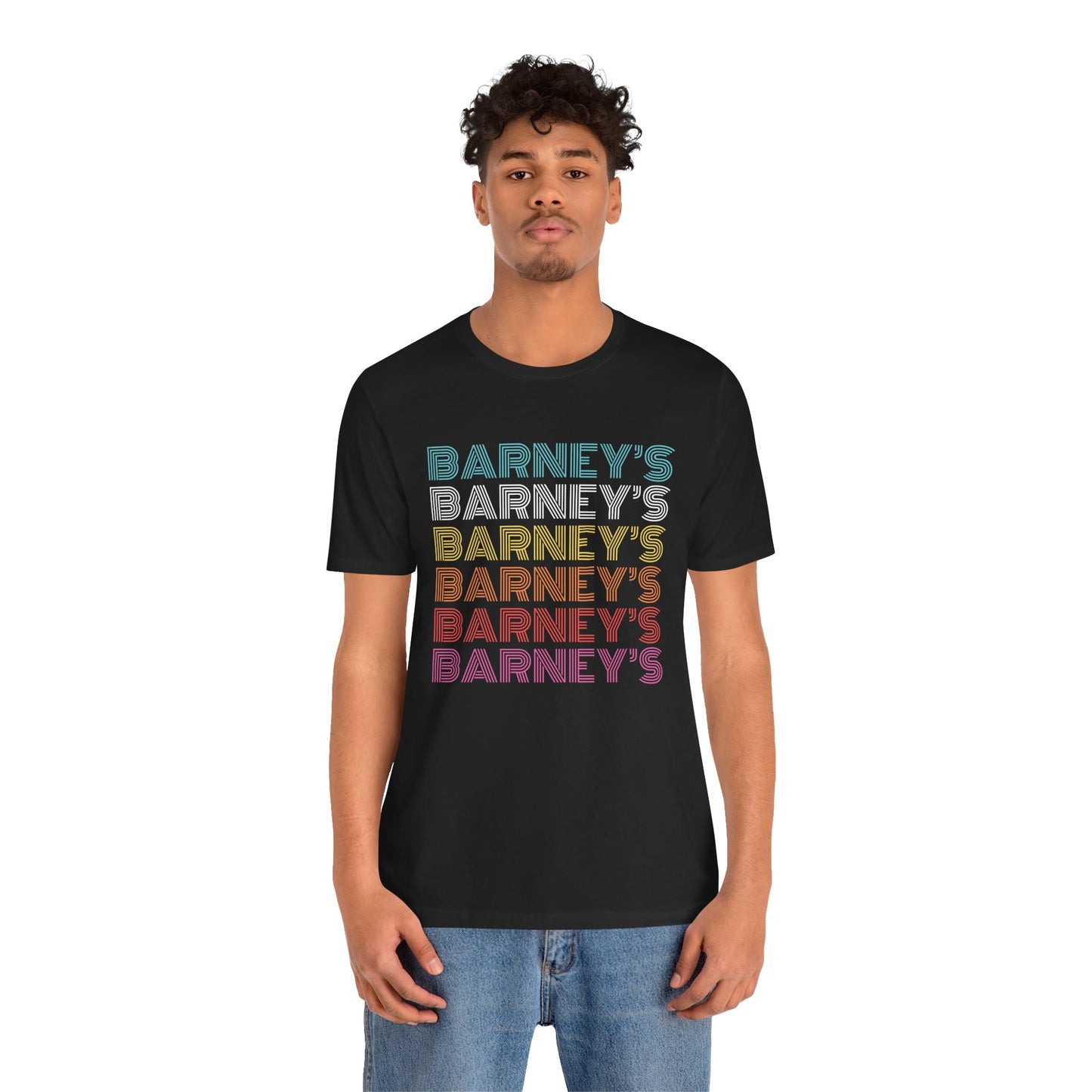 Barney's x6 Retro Hollywood BARNEY'S BEANERY - Mens Retro Graphic Tee | Bella + Canvas 3001