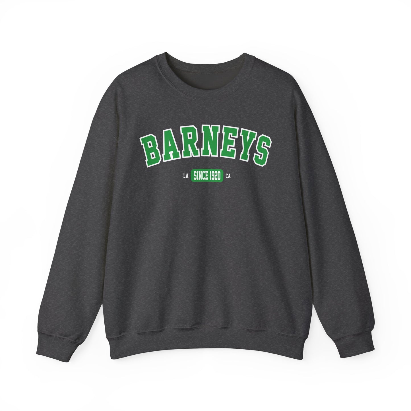 Vintage Collegiate Sweatshirt. BARNEY'S BEANERY - Mens Graphic Sweatshirt | Gildan 18000