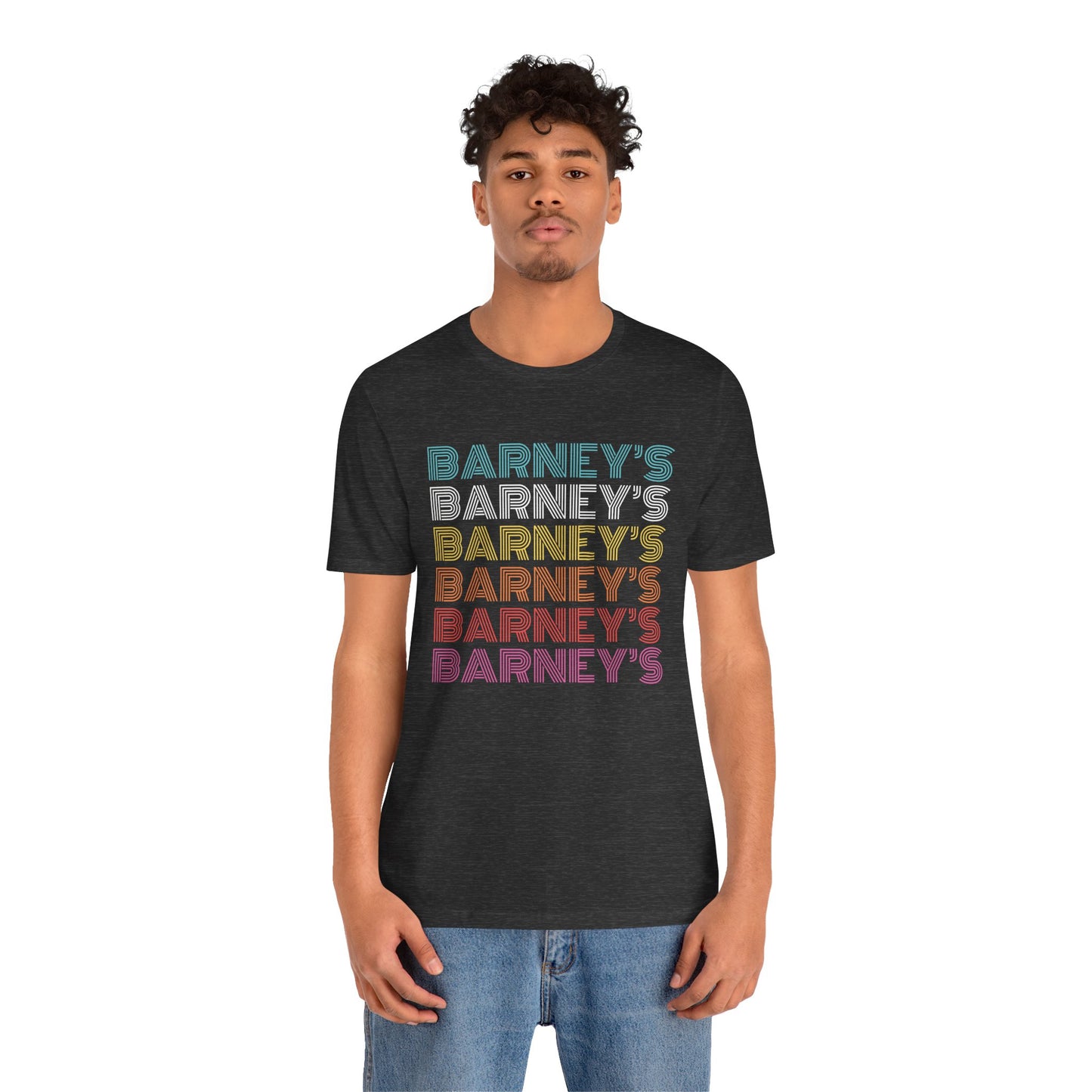 Barney's x6 Retro Hollywood BARNEY'S BEANERY - Mens Retro Graphic Tee | Bella + Canvas 3001