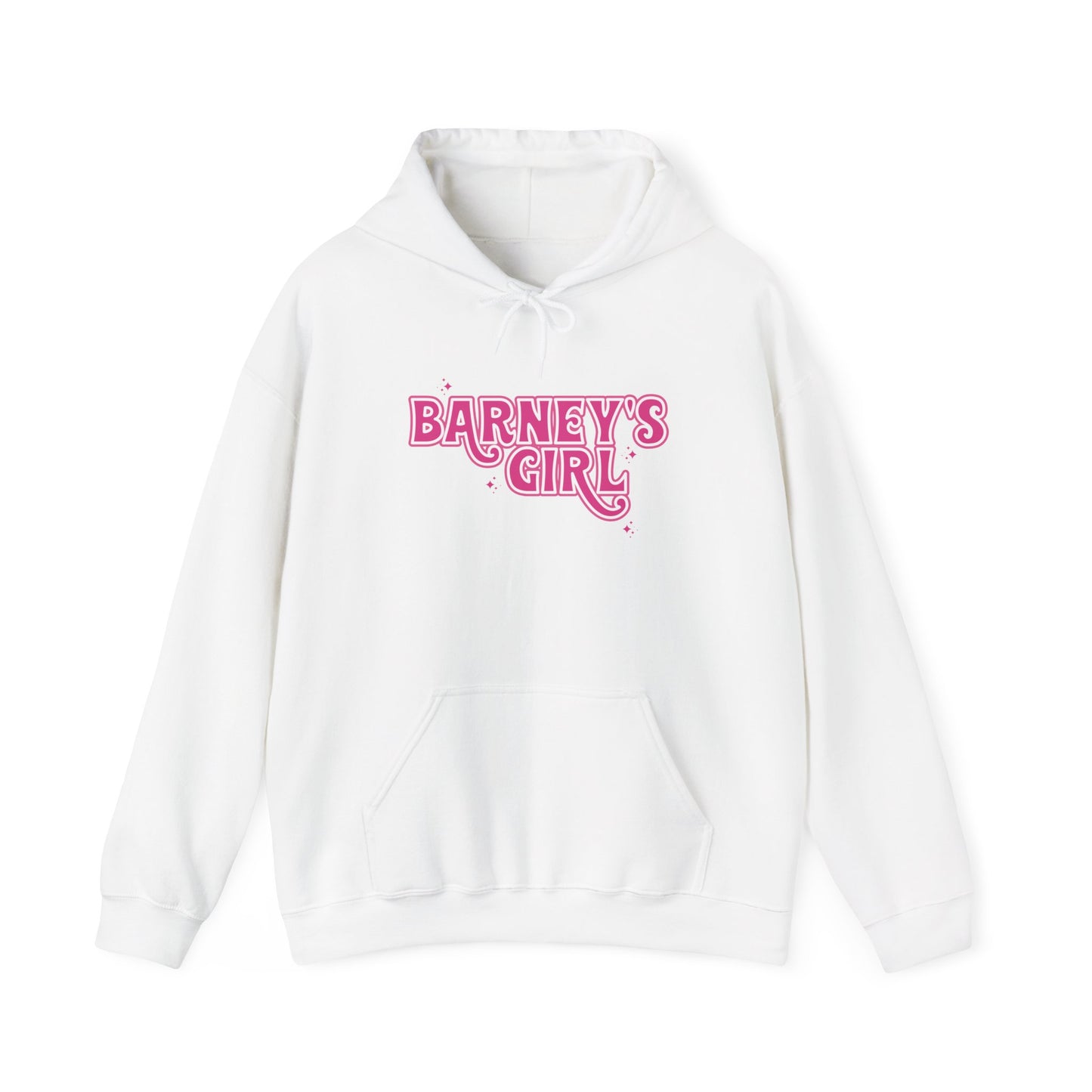 Barney's Girl Hoodie. BARNEY'S BEANERY - Womens Graphic Hoodie | Gildan 18500