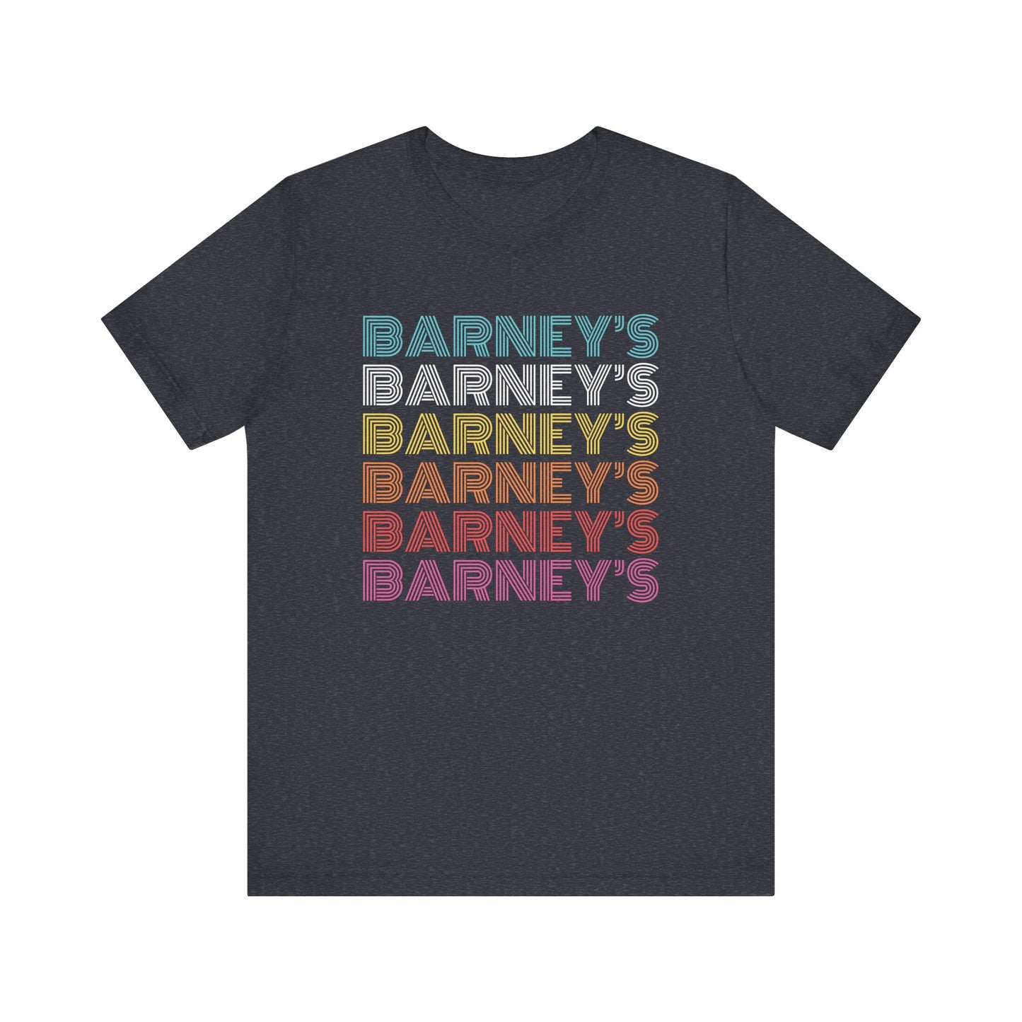 Barney's x6 Retro Hollywood BARNEY'S BEANERY - Mens Retro Graphic Tee | Bella + Canvas 3001
