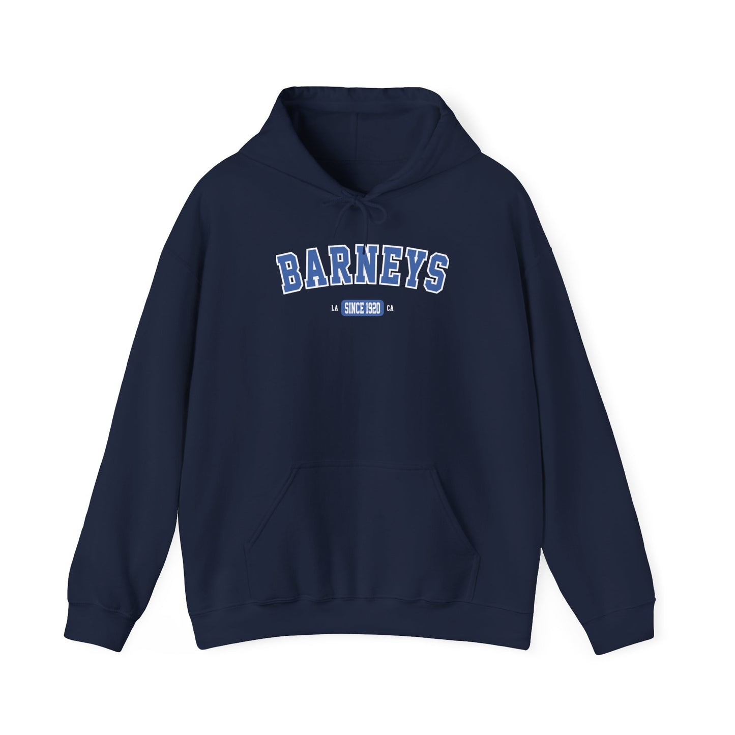 Vintage Collegiate Hoodie. BARNEY'S BEANERY - Mens Graphic Hoodie | Gildan 18500