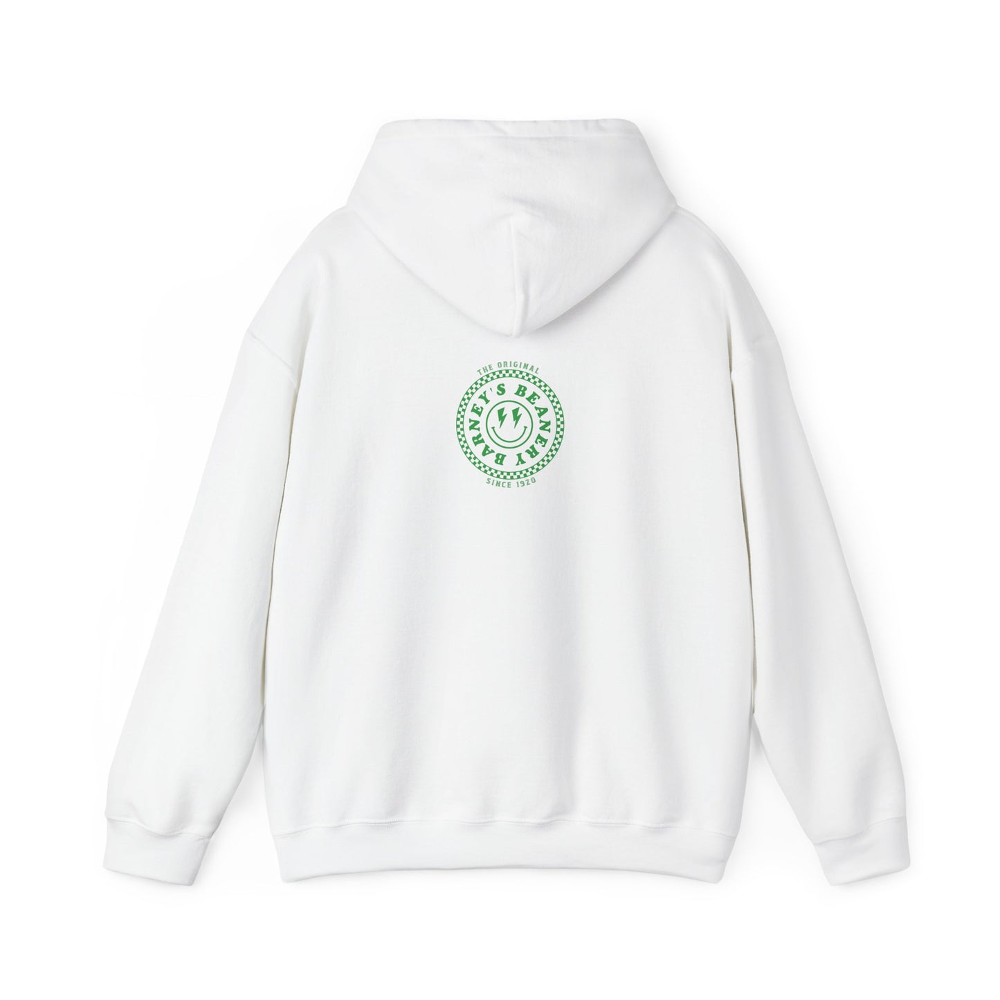 Barney's Energy. BARNEY'S BEANERY - Mens Smiley Face Hoodie | Gildan 18500
