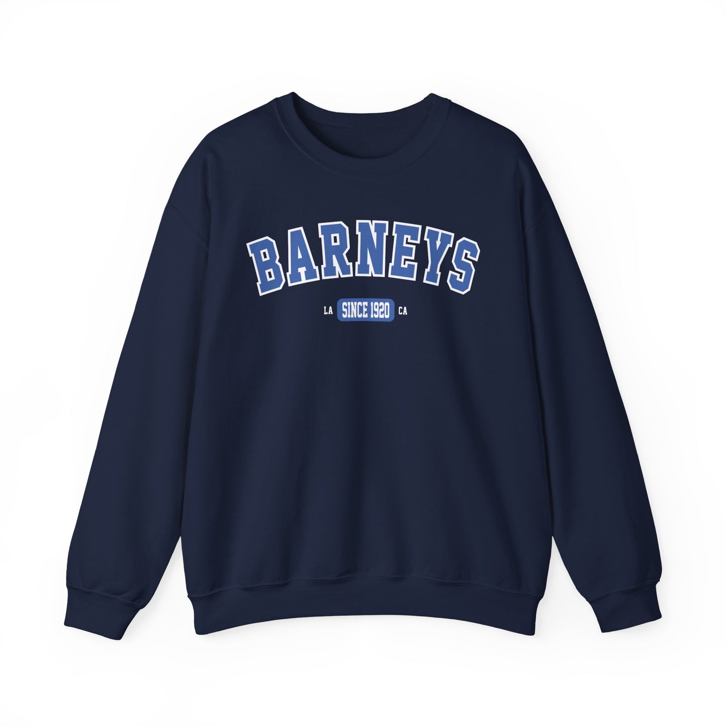Vintage Collegiate Sweatshirt. BARNEY'S BEANERY - Mens Graphic Sweatshirt | Gildan 18000