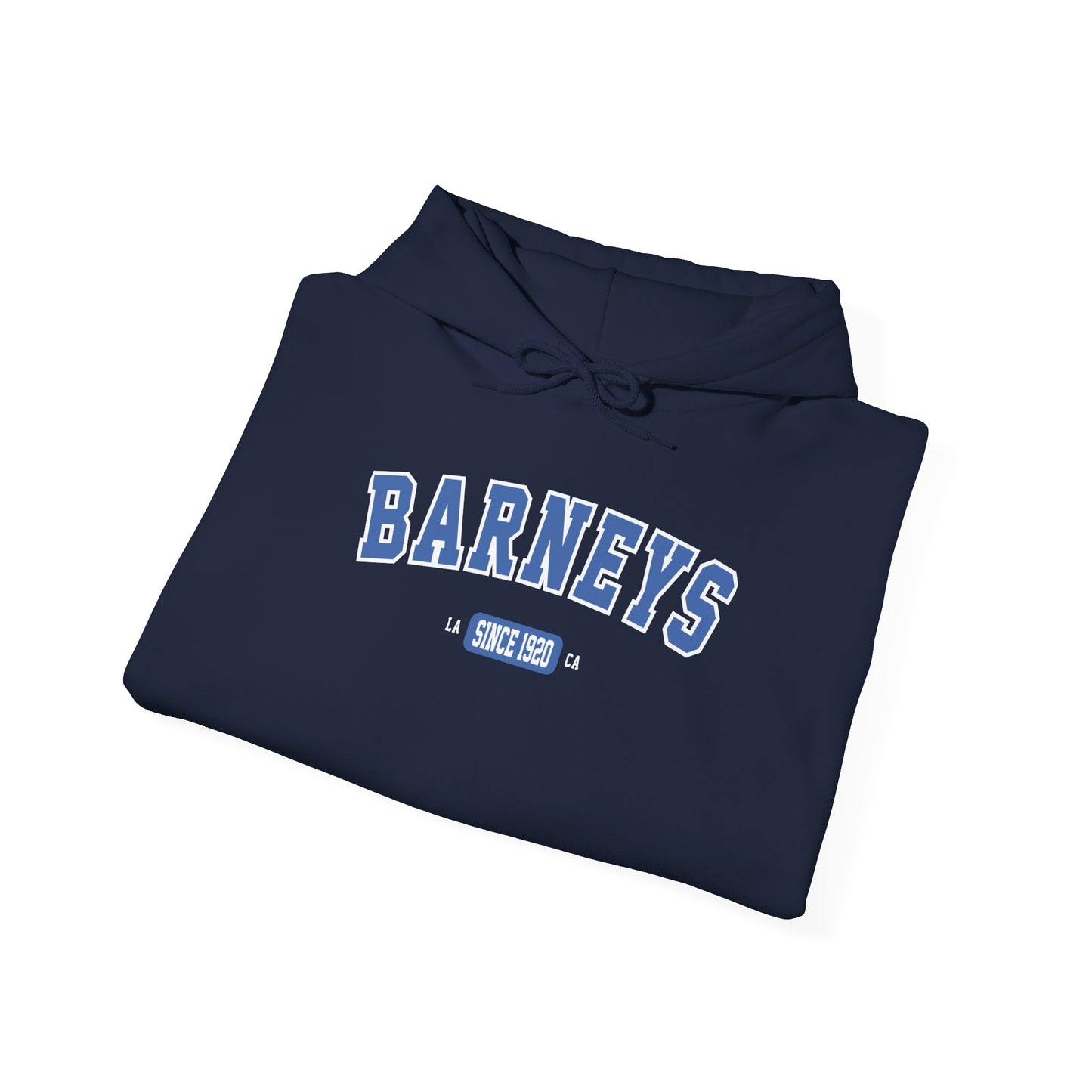 Vintage Collegiate Hoodie. BARNEY'S BEANERY - Mens Graphic Hoodie | Gildan 18500