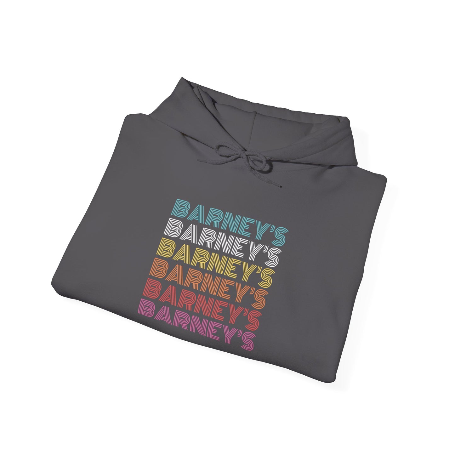 Barney's x6 Retro Hollywood BARNEY'S BEANERY - Mens Retro Graphic Hoodie | Gildan 18500