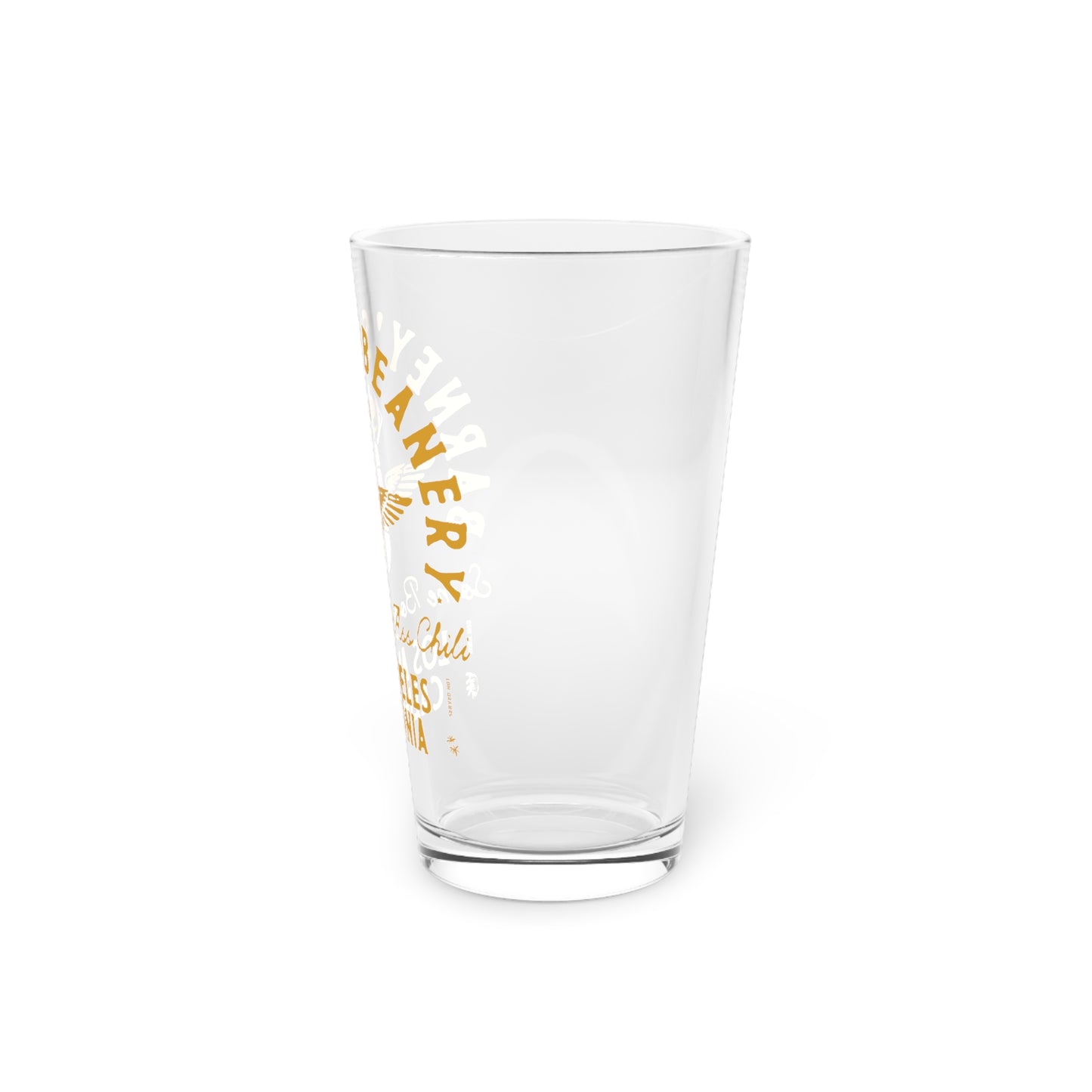 Some Bomb Ass Chili | BARNEY'S BEANERY - Pint Glass 16oz