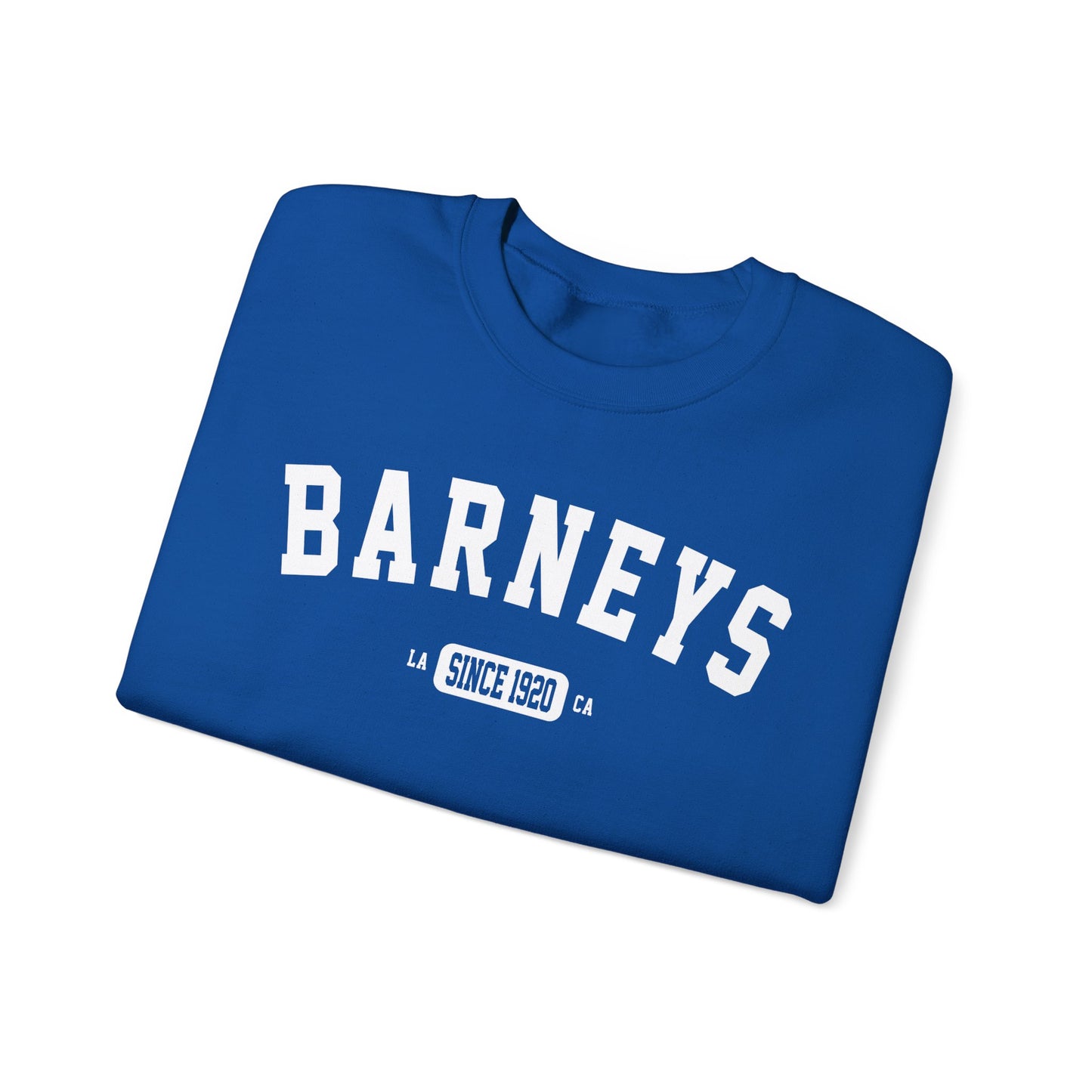 Vintage Collegiate Sweatshirt. BARNEY'S BEANERY - Mens Graphic Sweatshirt | Gildan 18000