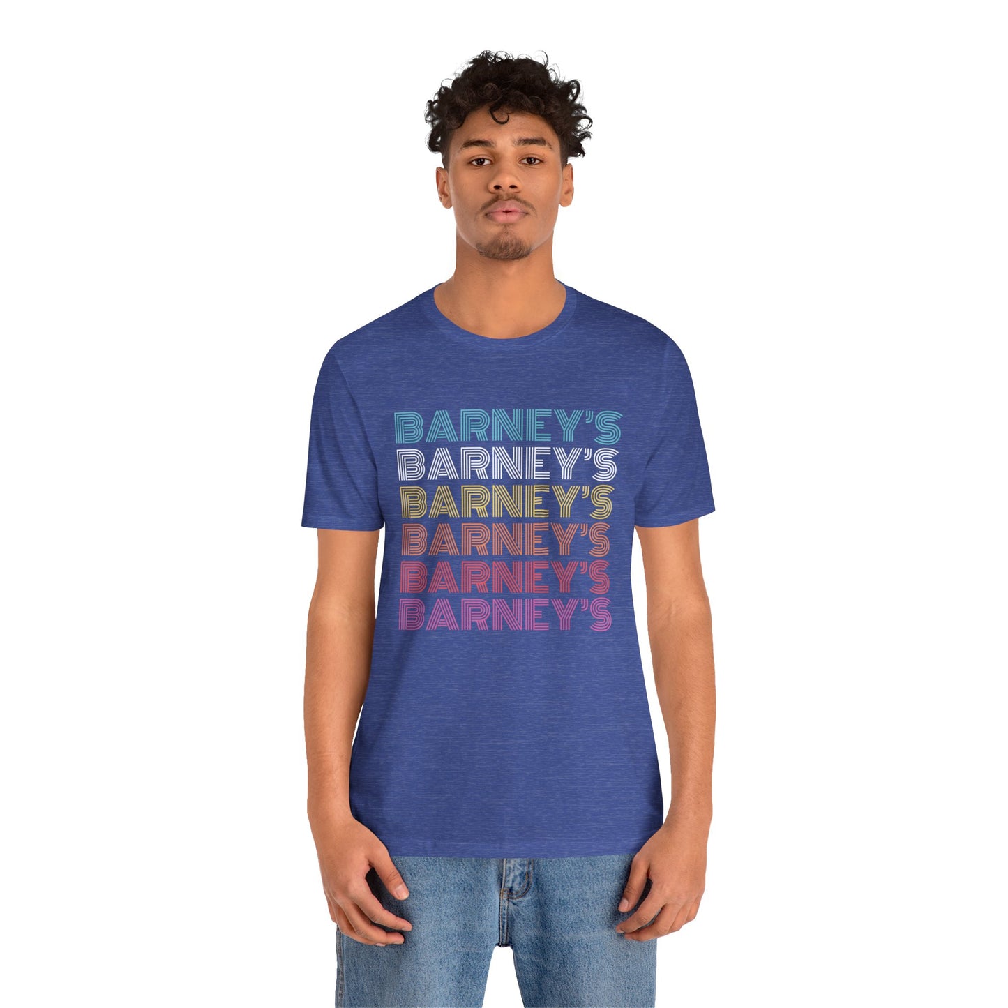 Barney's x6 Retro Hollywood BARNEY'S BEANERY - Mens Retro Graphic Tee | Bella + Canvas 3001