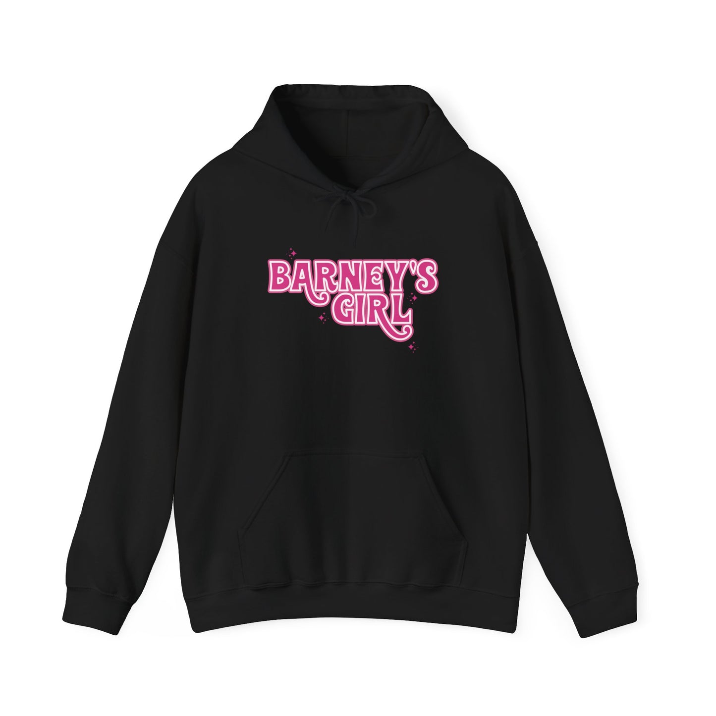 Barney's Girl Hoodie. BARNEY'S BEANERY - Womens Graphic Hoodie | Gildan 18500
