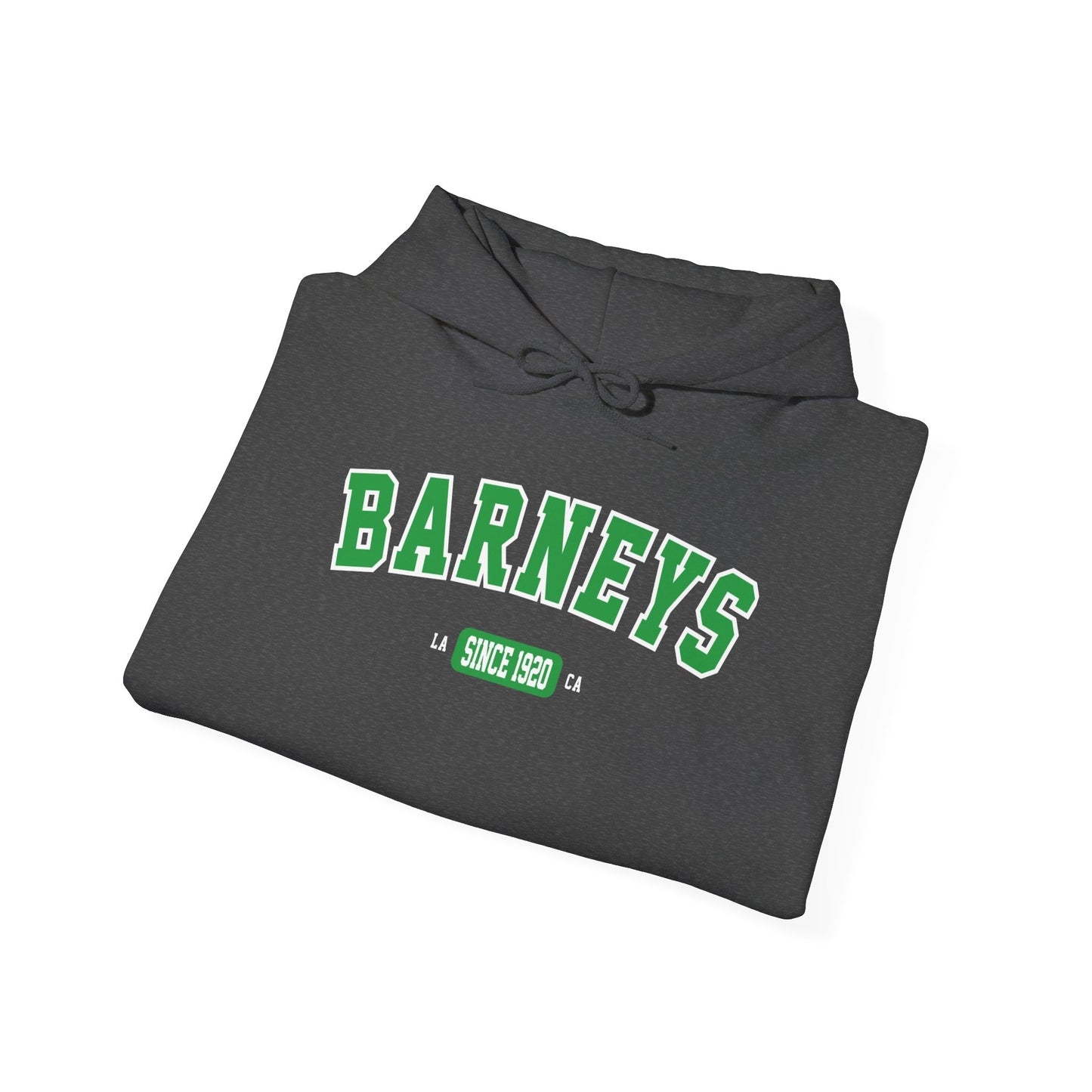 Vintage Collegiate Hoodie. BARNEY'S BEANERY - Mens Graphic Hoodie | Gildan 18500