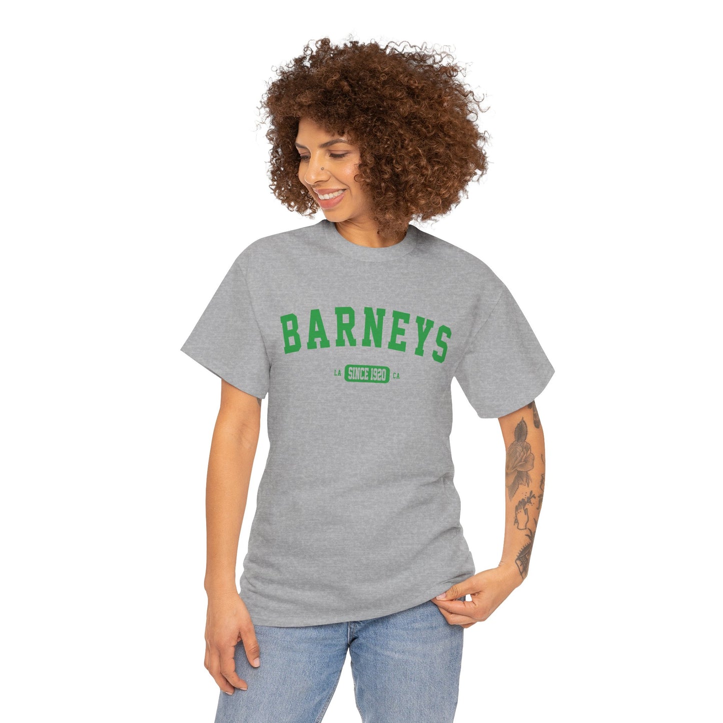 Vintage Collegiate T-Shirt. BARNEY'S BEANERY - Womens Graphic Tee | Gildan 5000