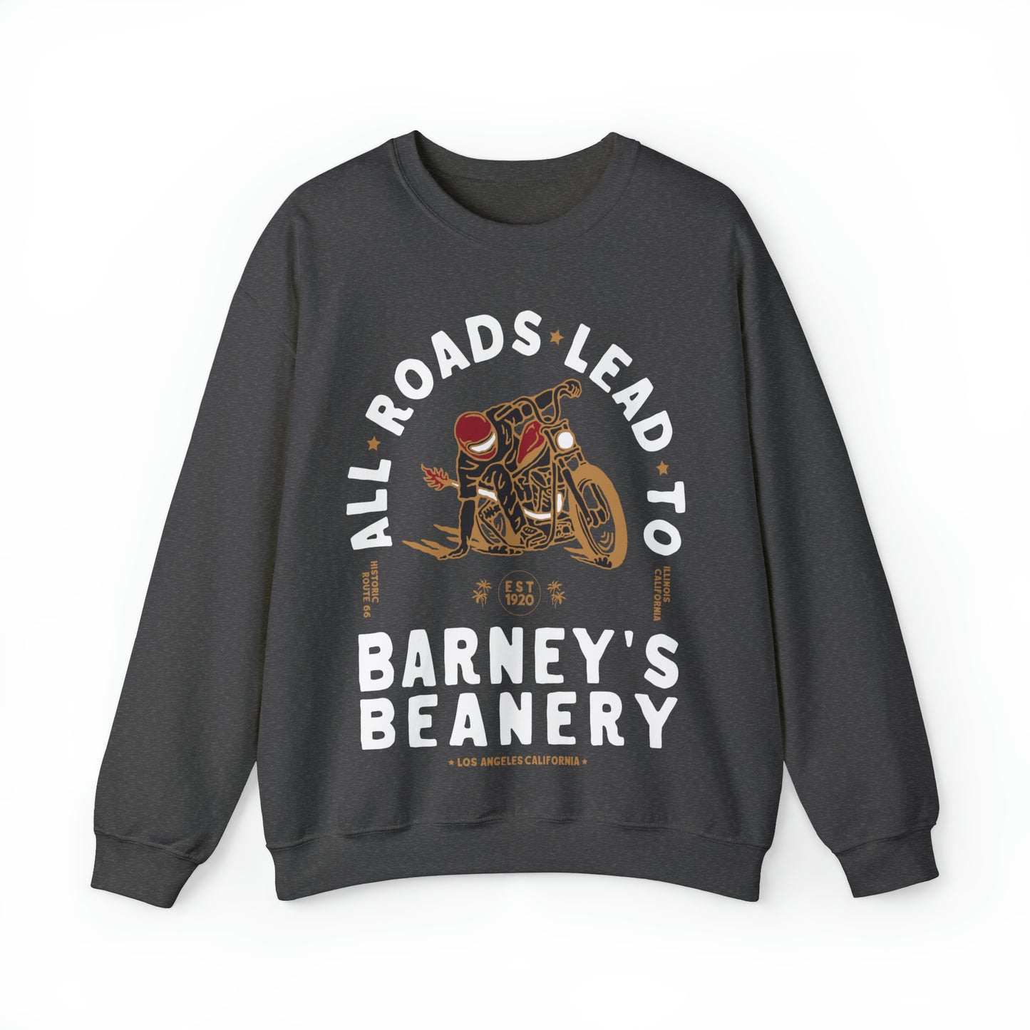 All Roads Lead To | BARNEY'S BEANERY - Men's Graphic Sweatshirt