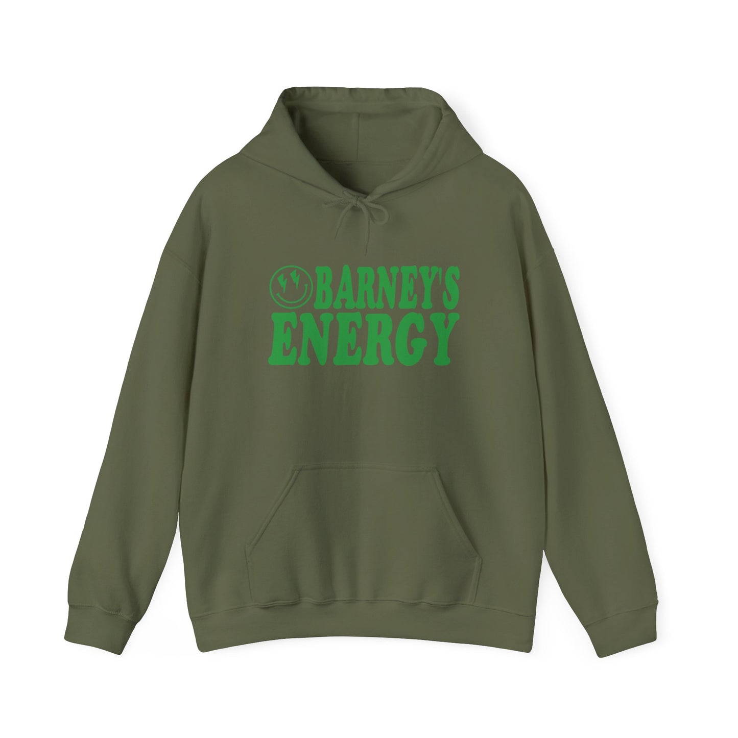Barney's Energy. BARNEY'S BEANERY - Mens Smiley Face Hoodie | Gildan 18500