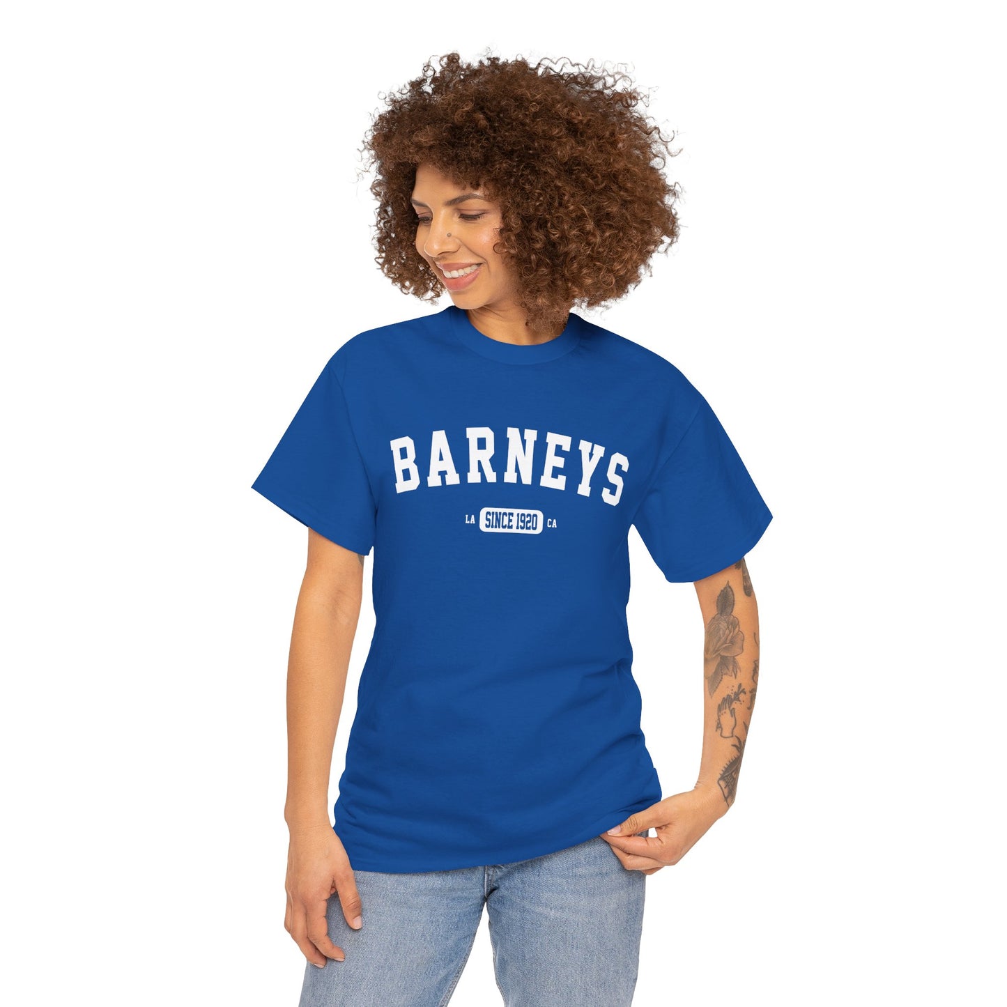 Vintage Collegiate T-Shirt. BARNEY'S BEANERY - Womens Graphic Tee | Gildan 5000