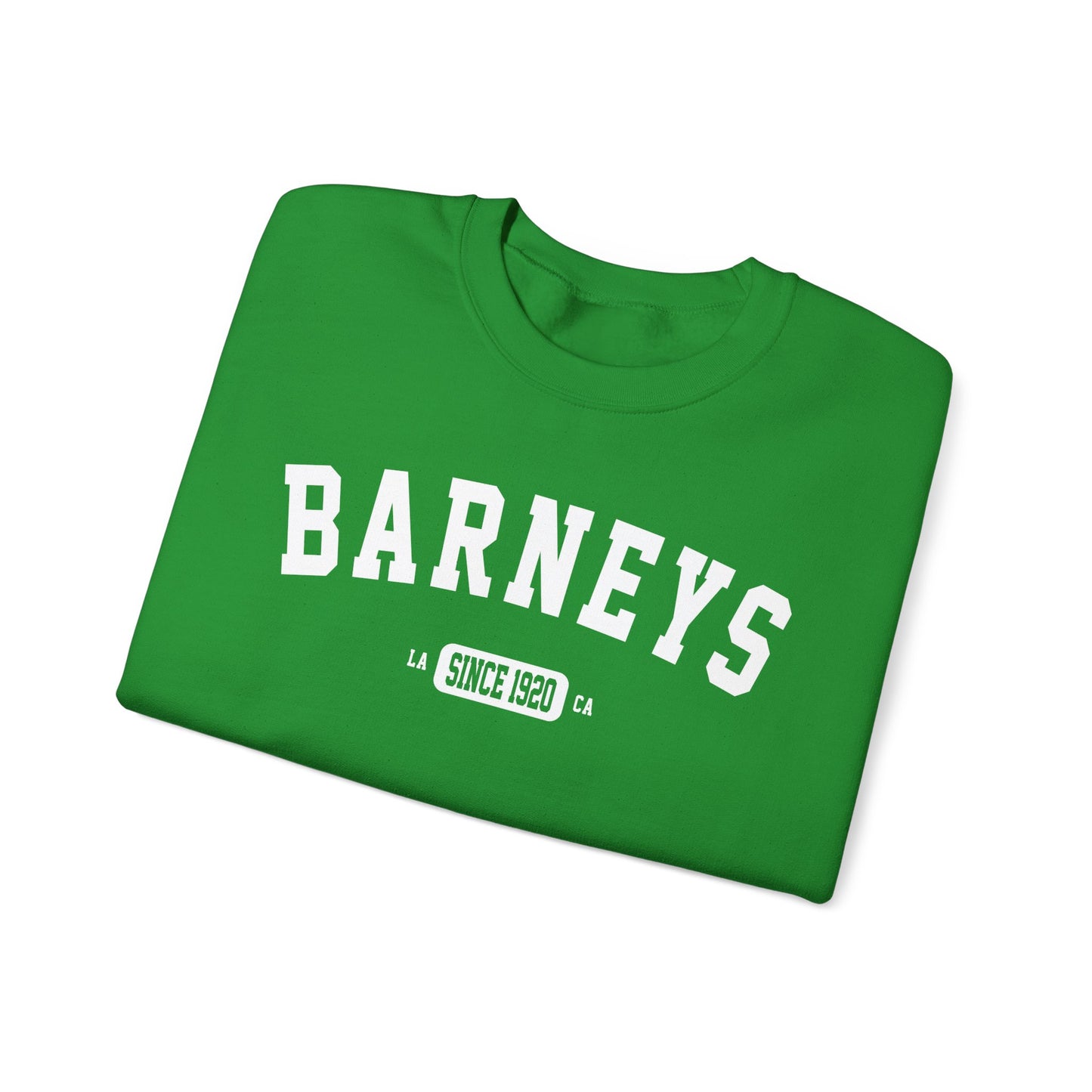 Vintage Collegiate Sweatshirt. BARNEY'S BEANERY - Mens Graphic Sweatshirt | Gildan 18000