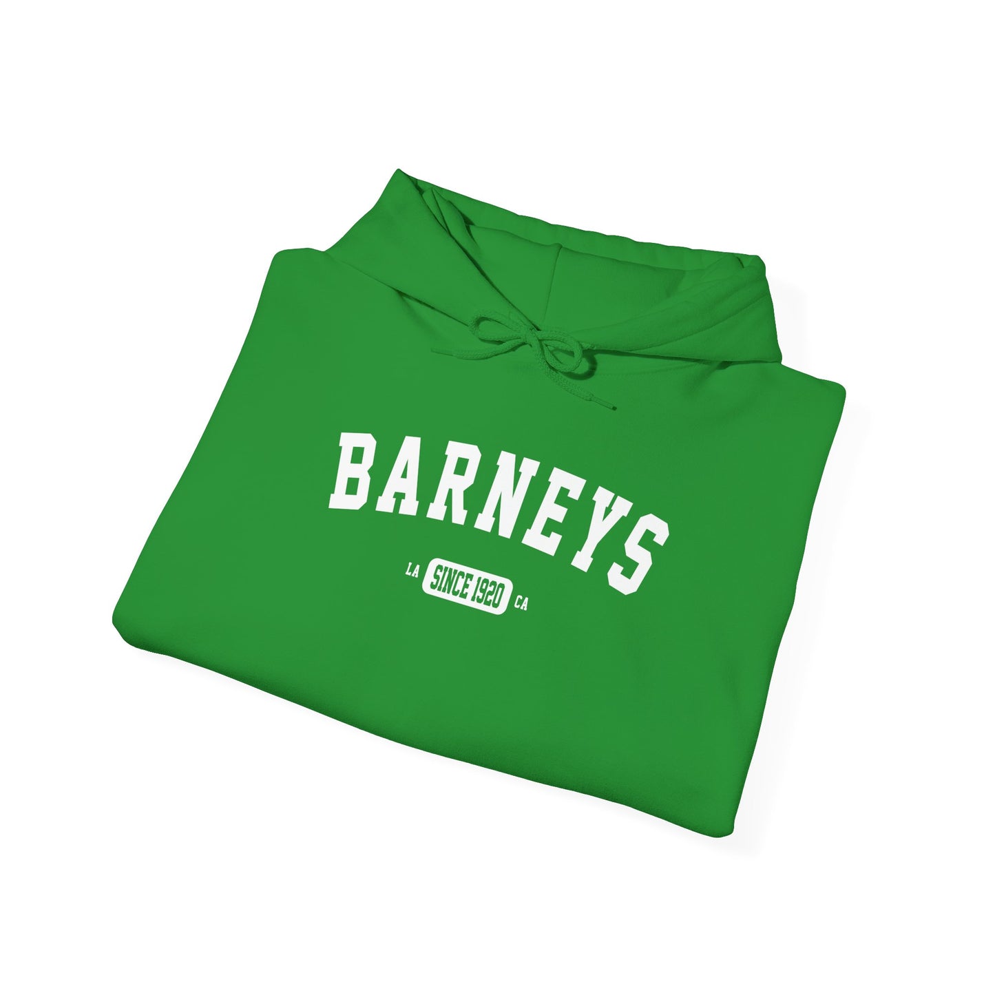 Vintage Collegiate Hoodie. BARNEY'S BEANERY - Mens Graphic Hoodie | Gildan 18500