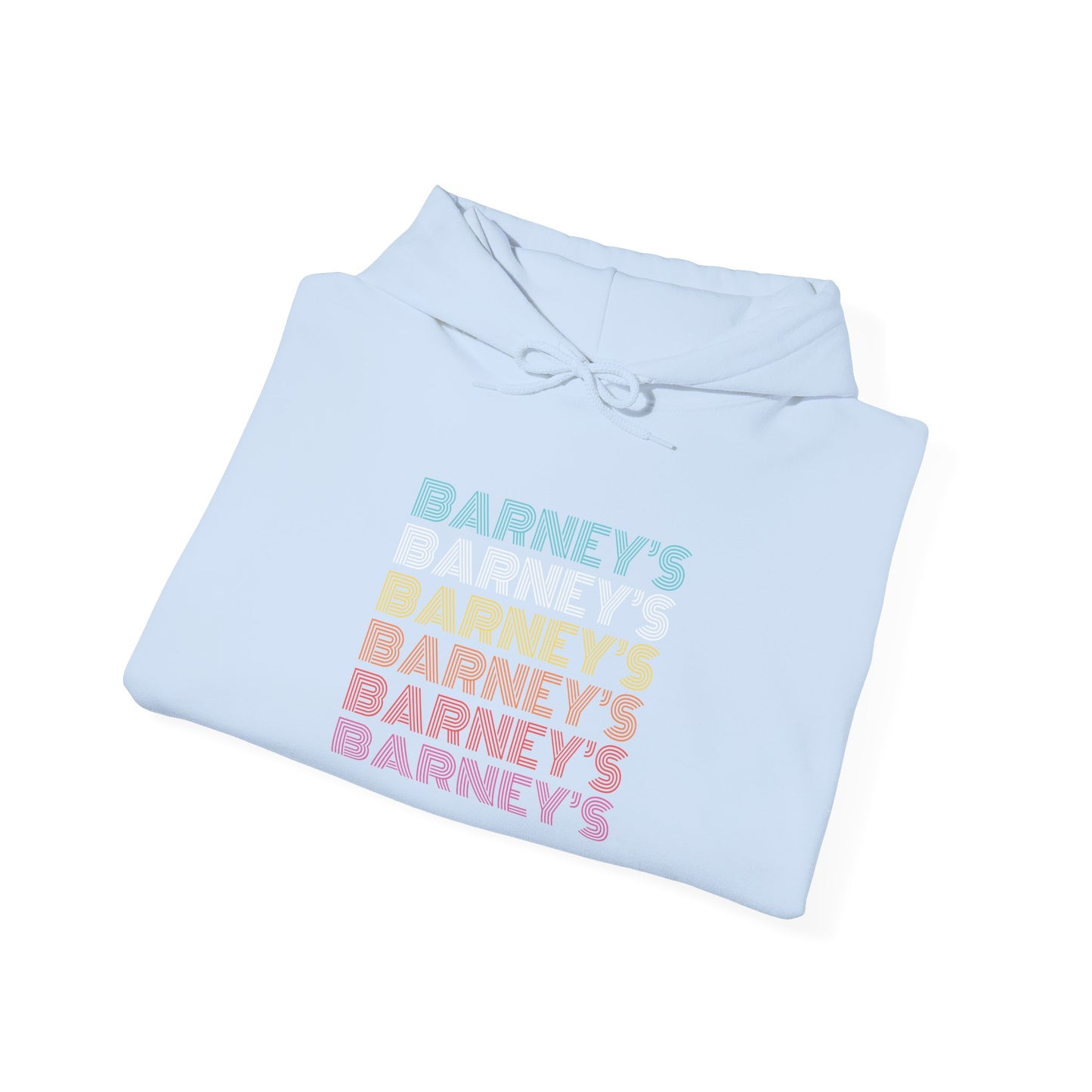 Barney's x6 Retro Hollywood BARNEY'S BEANERY - Mens Retro Graphic Hoodie | Gildan 18500