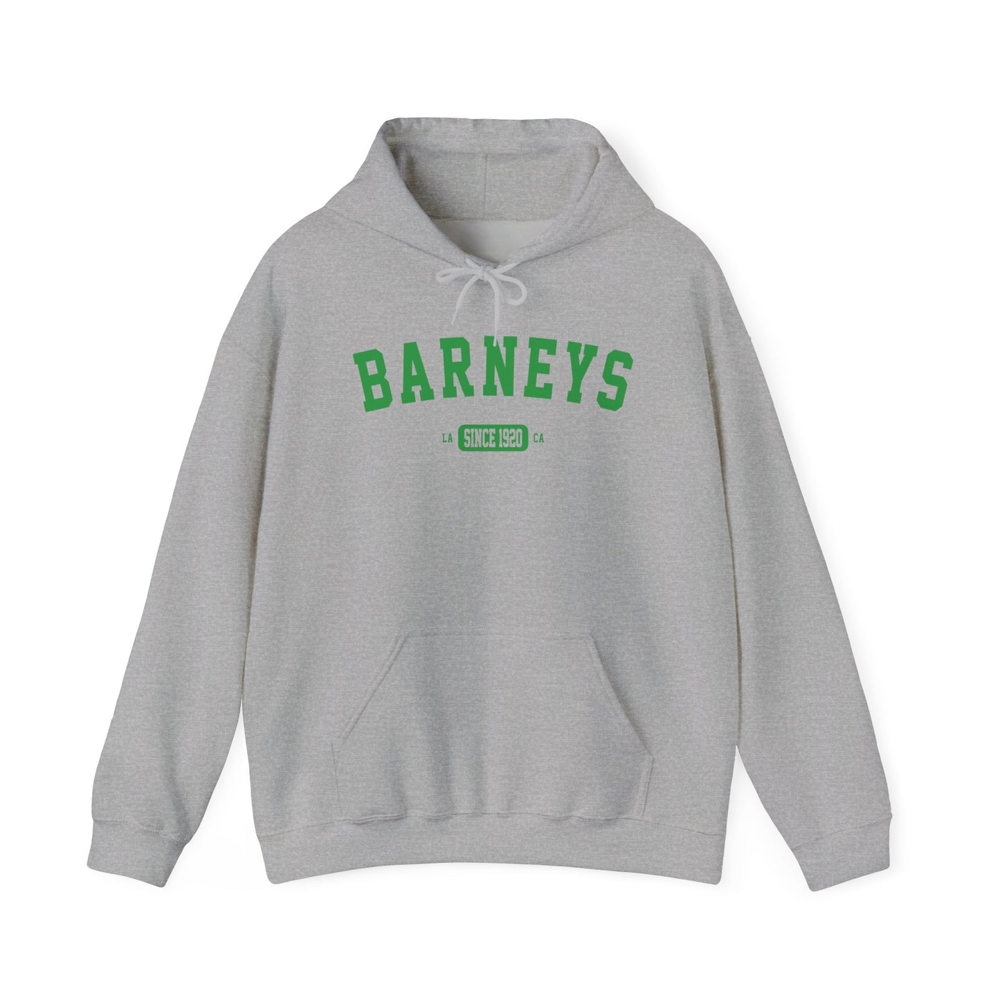 Vintage Collegiate Hoodie. BARNEY'S BEANERY - Mens Graphic Hoodie | Gildan 18500