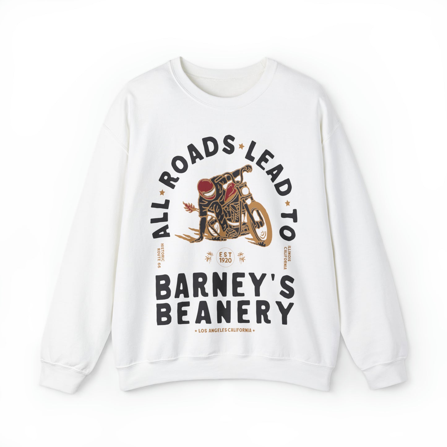 All Roads Lead To | BARNEY'S BEANERY - Men's Graphic Sweatshirt