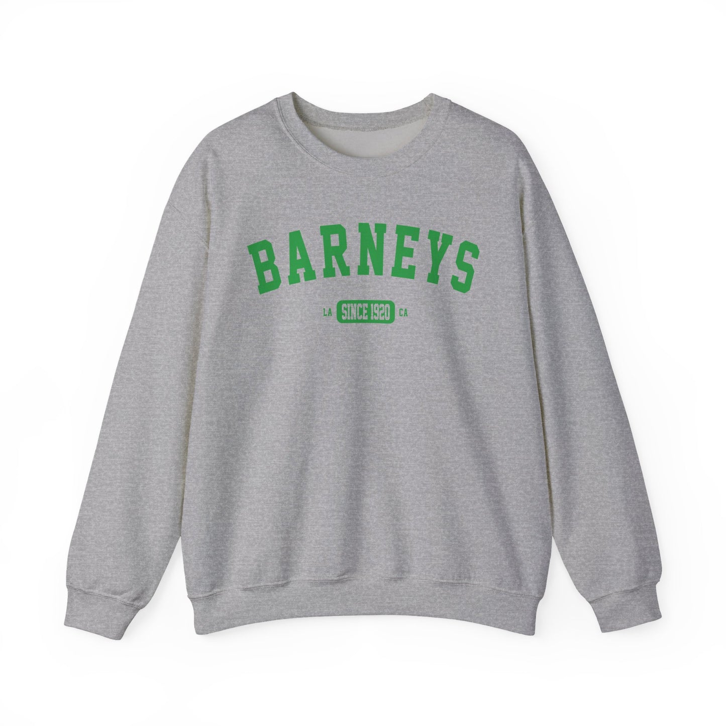 Vintage Collegiate Sweatshirt. BARNEY'S BEANERY - Mens Graphic Sweatshirt | Gildan 18000