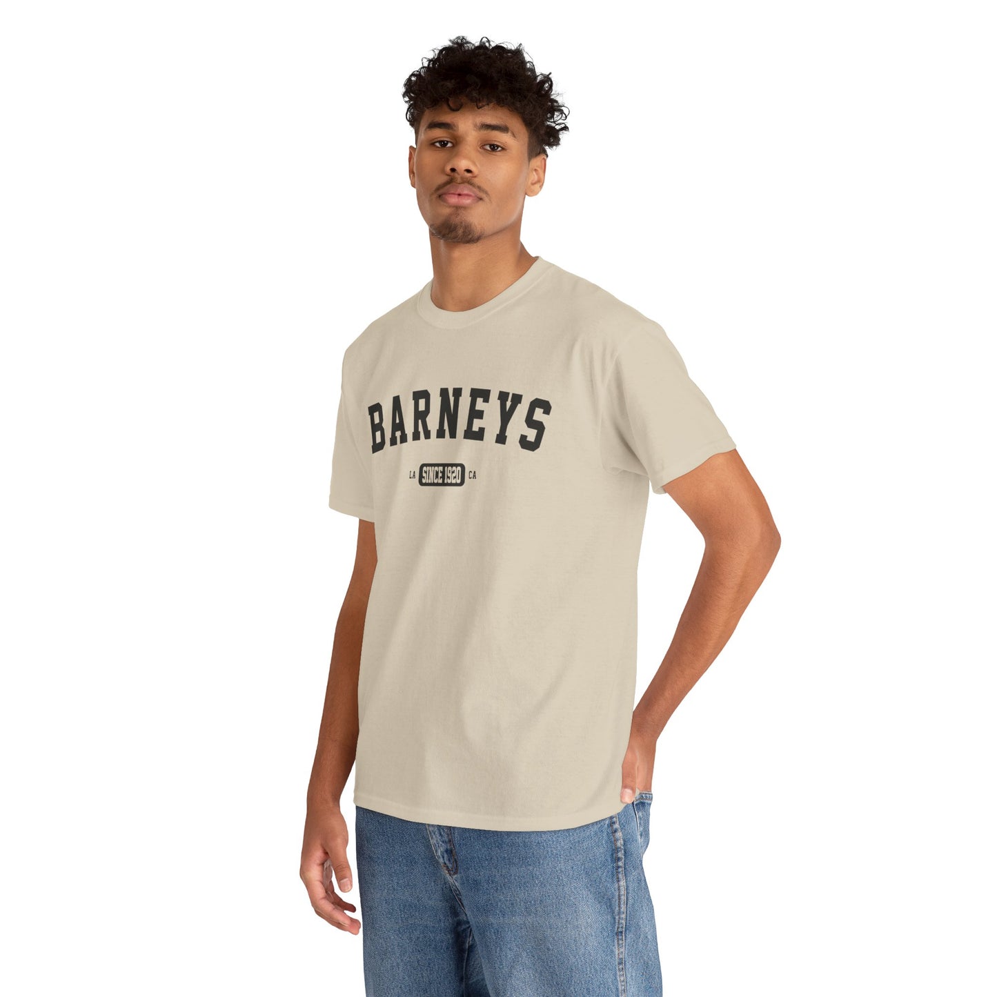 Vintage Collegiate T-Shirt. BARNEY'S BEANERY - Mens Graphic Tee | Gildan 5000