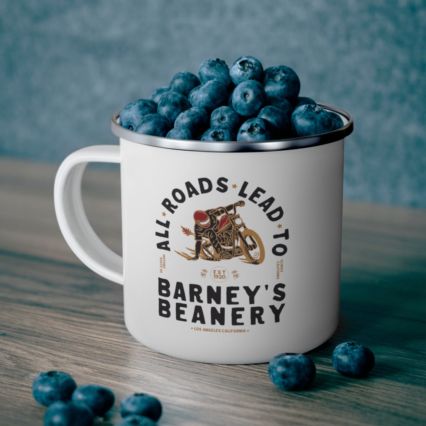 All Roads Lead To | BARNEY'S BEANERY - Camping Mug 12oz