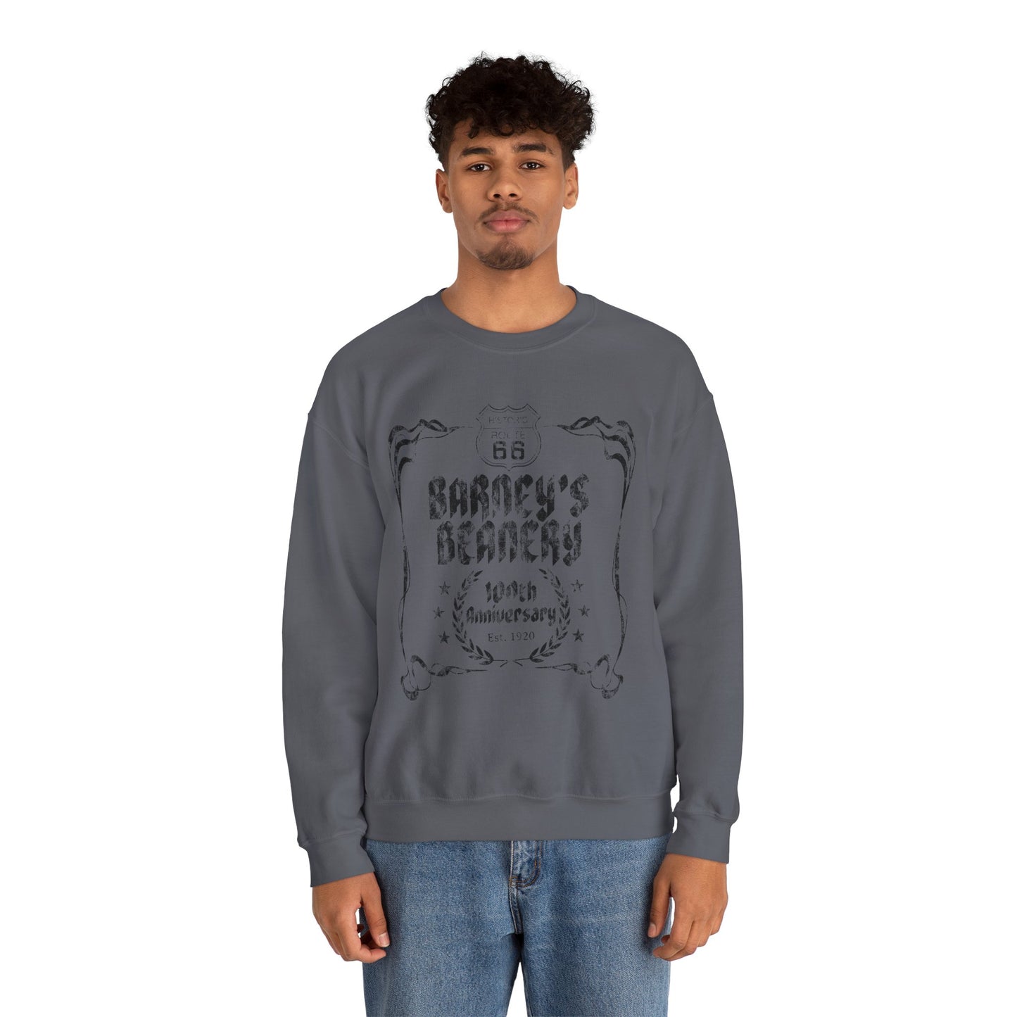 100th Anniversary - BARNEY'S BEANERY - Graphic Sweatshirt | Gildan 18000