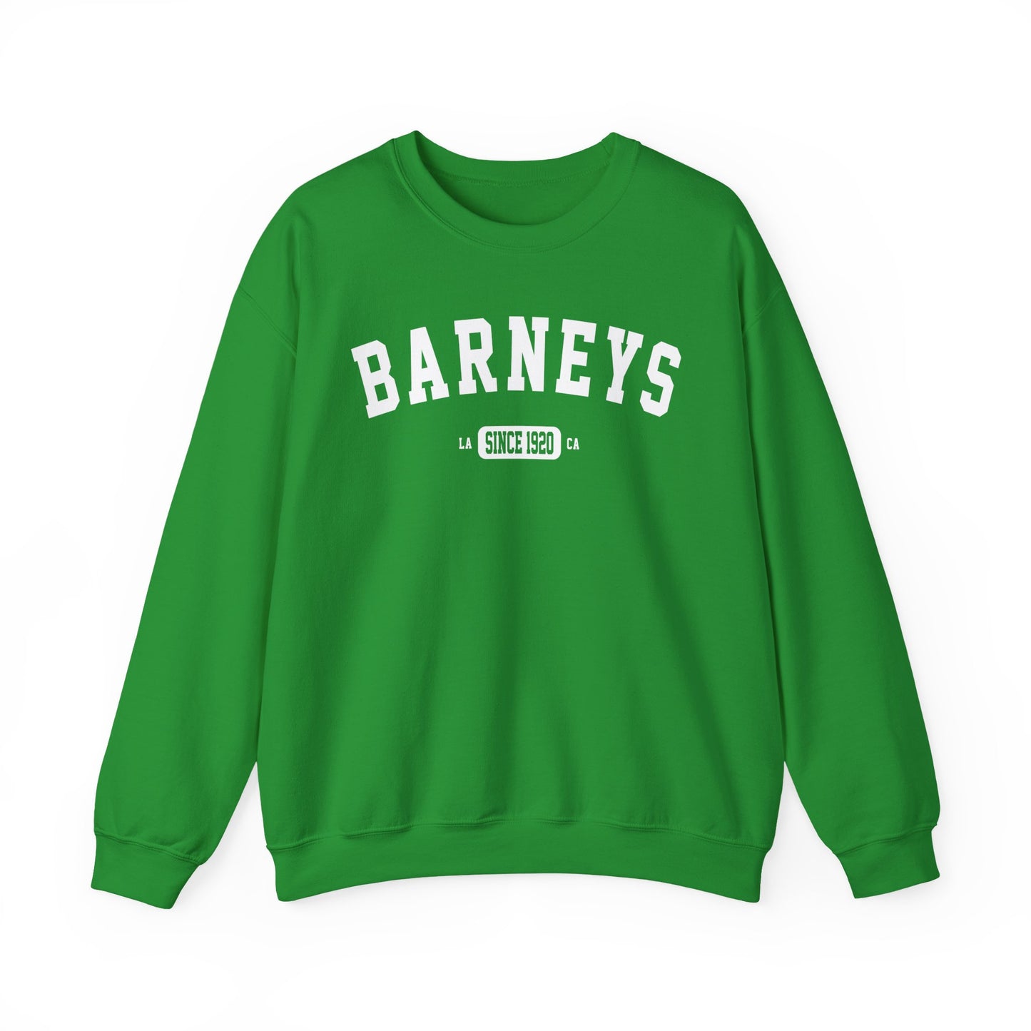 Vintage Collegiate Sweatshirt. BARNEY'S BEANERY - Mens Graphic Sweatshirt | Gildan 18000