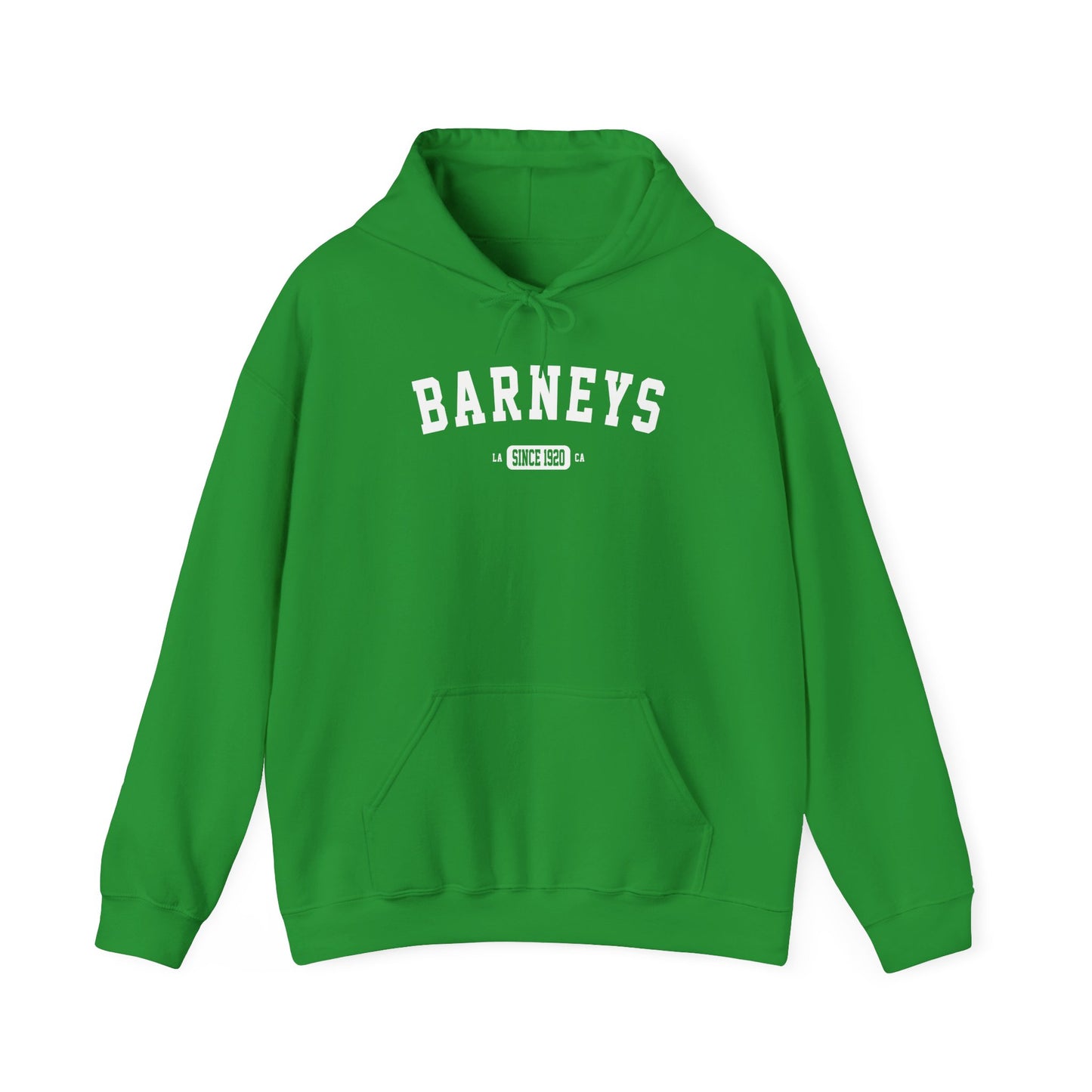 Vintage Collegiate Hoodie. BARNEY'S BEANERY - Mens Graphic Hoodie | Gildan 18500