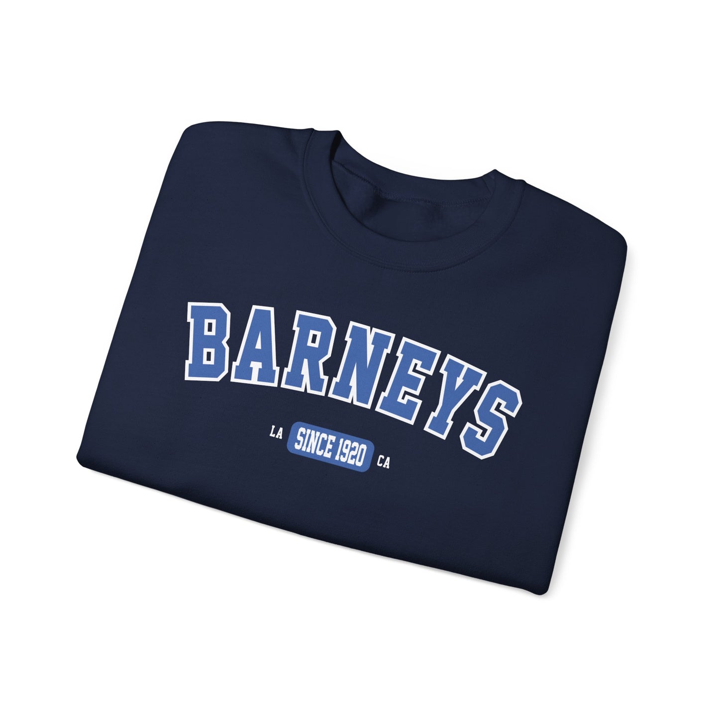 Vintage Collegiate Sweatshirt. BARNEY'S BEANERY - Mens Graphic Sweatshirt | Gildan 18000