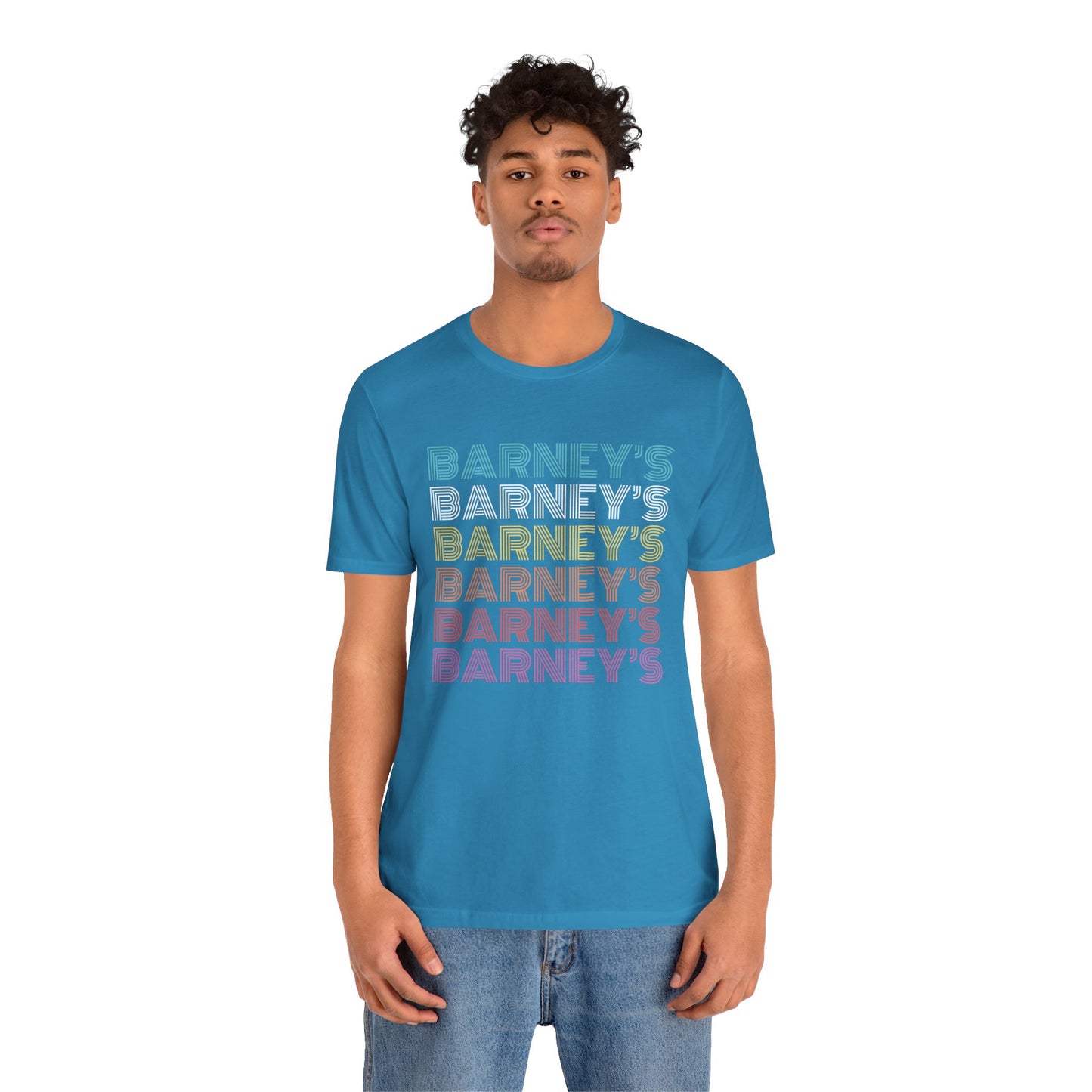 Barney's x6 Retro Hollywood BARNEY'S BEANERY - Mens Retro Graphic Tee | Bella + Canvas 3001