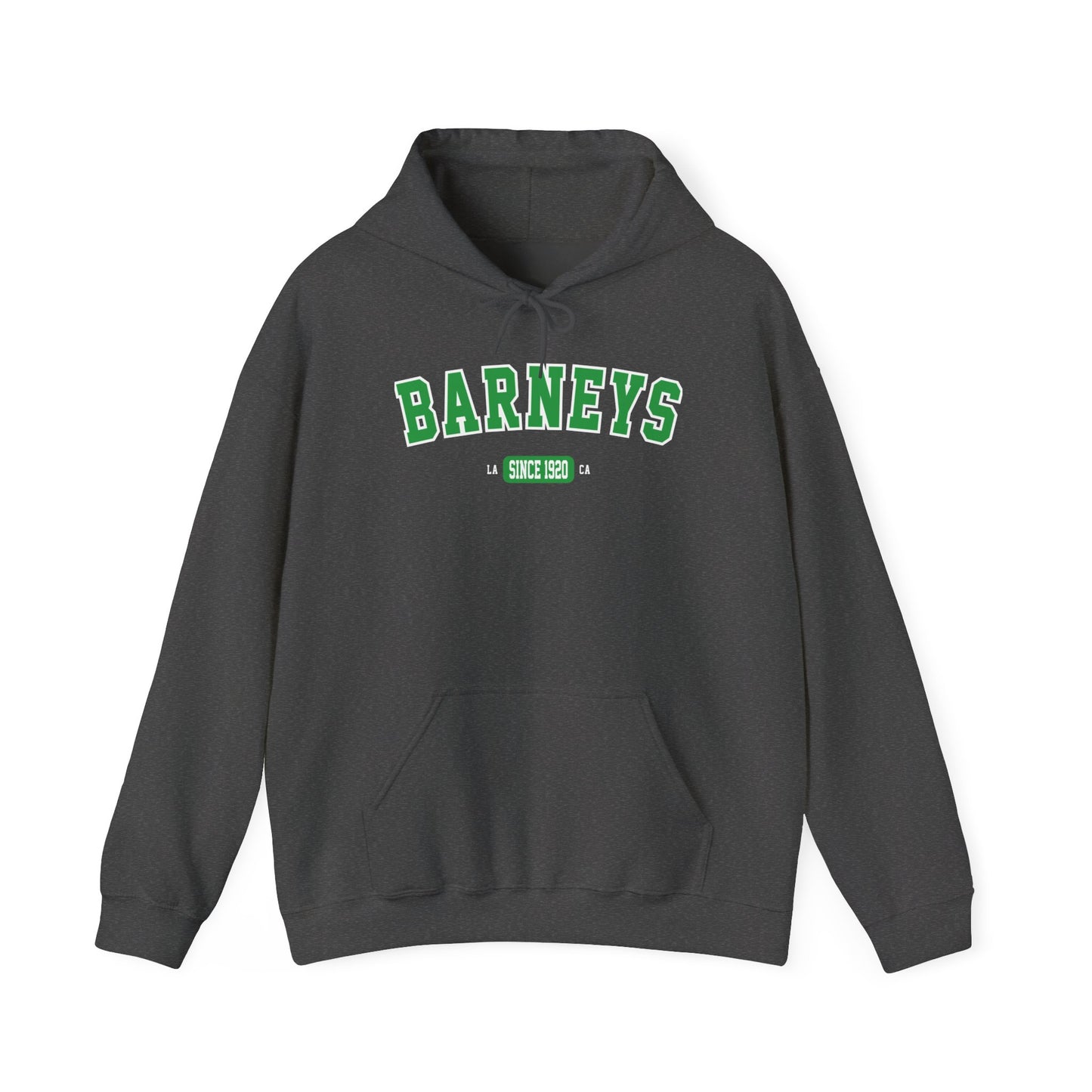 Vintage Collegiate Hoodie. BARNEY'S BEANERY - Mens Graphic Hoodie | Gildan 18500