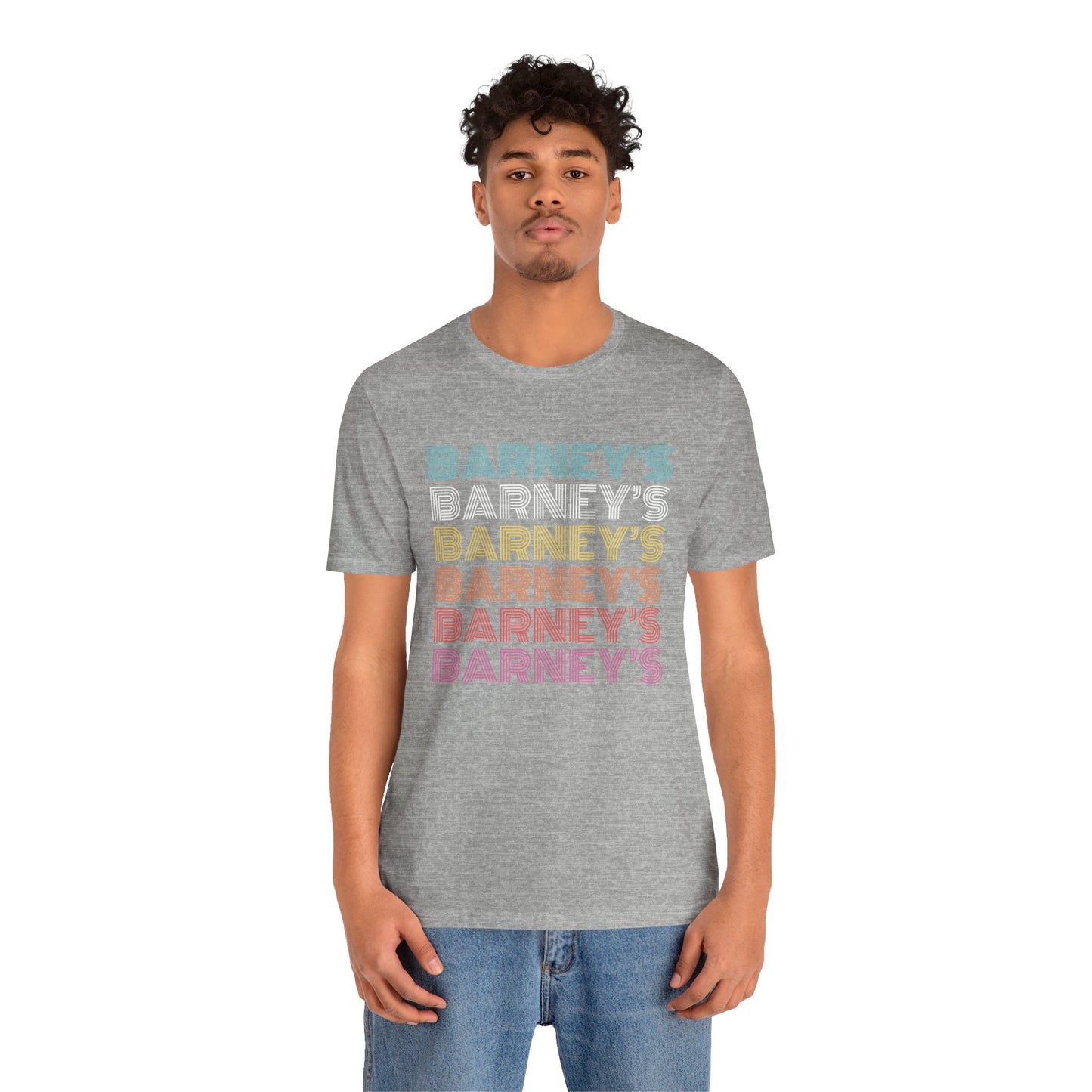 Barney's x6 Retro Hollywood BARNEY'S BEANERY - Mens Retro Graphic Tee | Bella + Canvas 3001