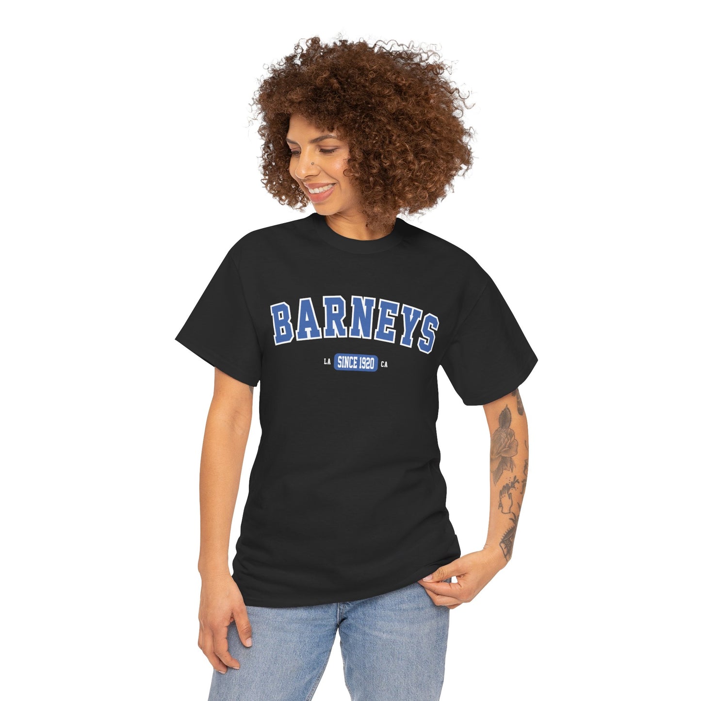 Vintage Collegiate T-Shirt. BARNEY'S BEANERY - Womens Graphic Tee | Gildan 5000