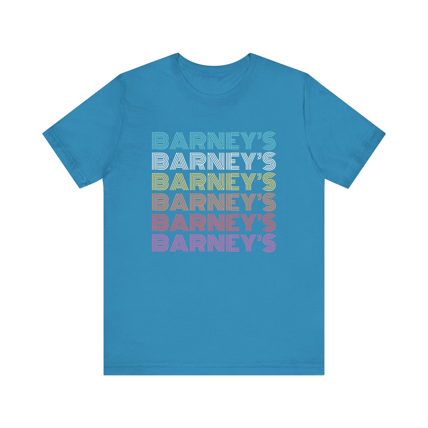 Barney's x6 Retro Hollywood BARNEY'S BEANERY - Mens Retro Graphic Tee | Bella + Canvas 3001