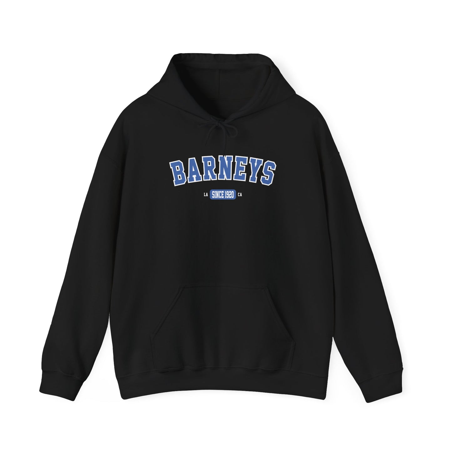 Vintage Collegiate Hoodie. BARNEY'S BEANERY - Mens Graphic Hoodie | Gildan 18500