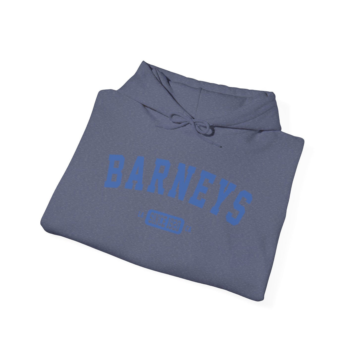 Vintage Collegiate Hoodie. BARNEY'S BEANERY - Mens Graphic Hoodie | Gildan 18500