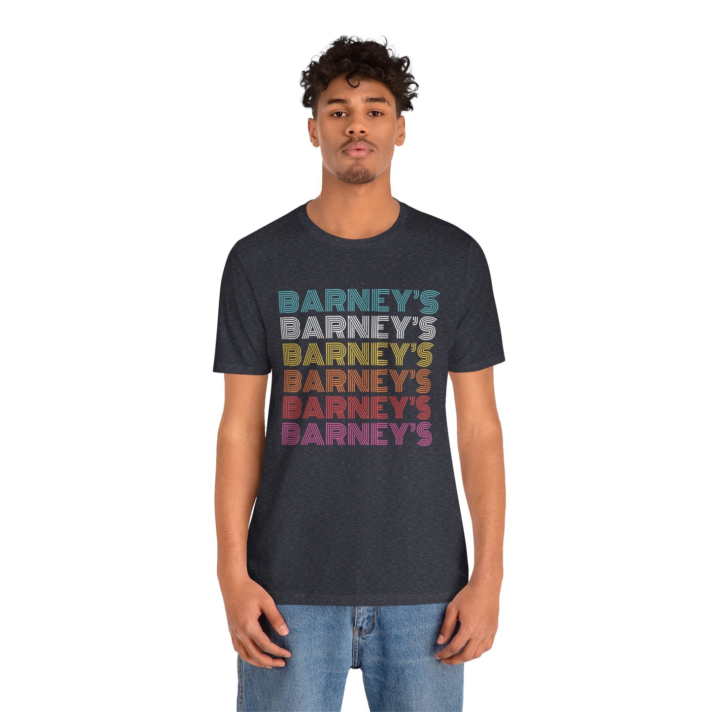 Barney's x6 Retro Hollywood BARNEY'S BEANERY - Mens Retro Graphic Tee | Bella + Canvas 3001