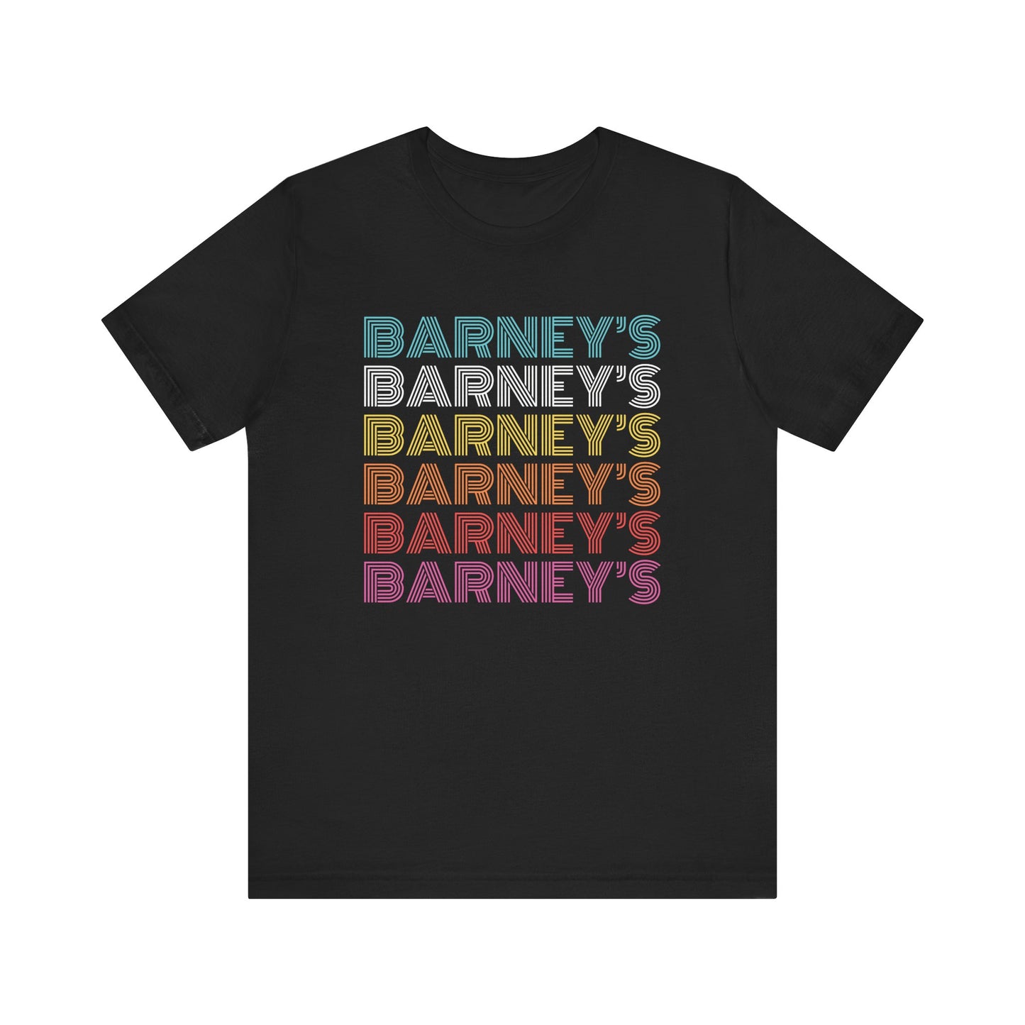 Barney's x6 Retro Hollywood BARNEY'S BEANERY - Mens Retro Graphic Tee | Bella + Canvas 3001